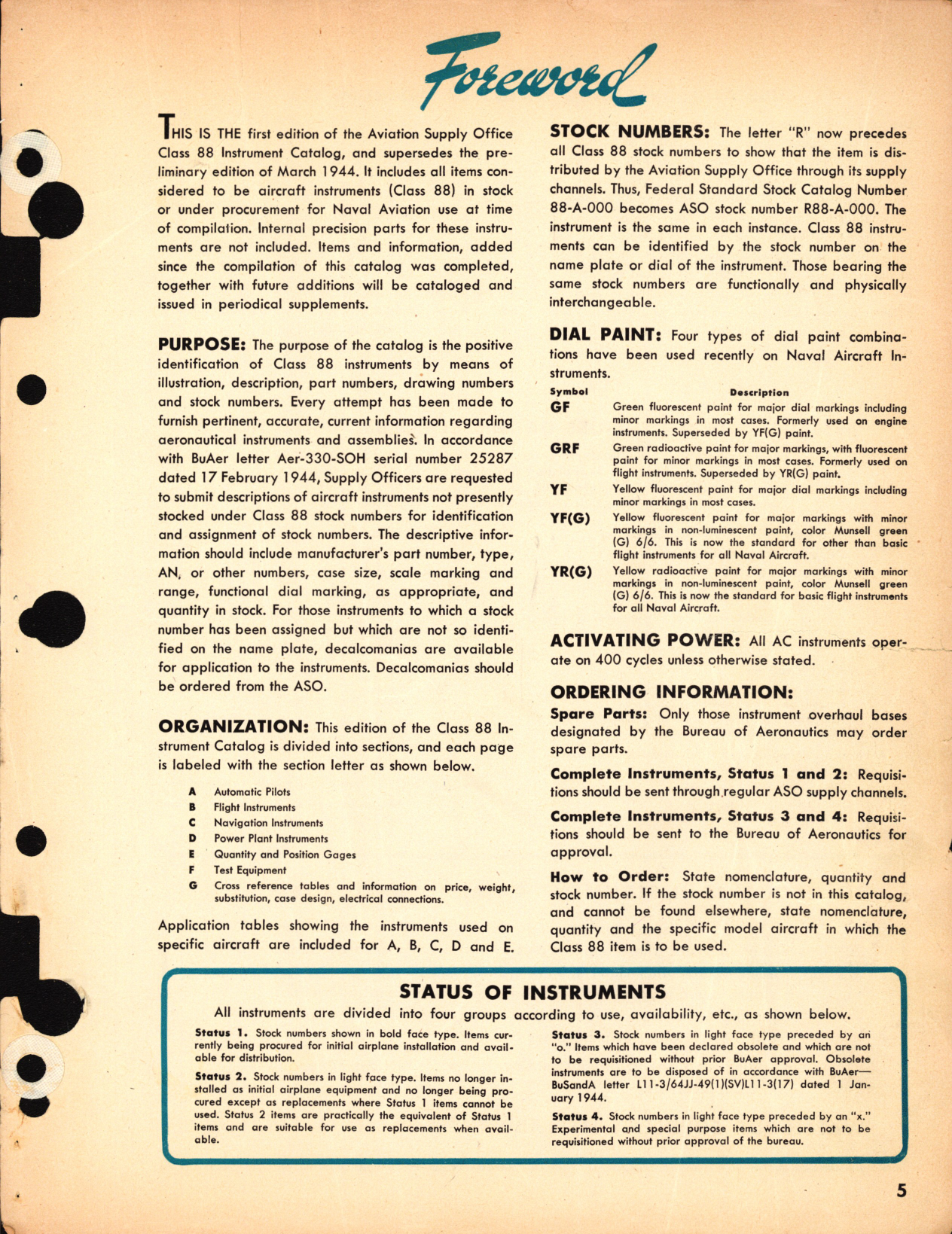 Sample page 5 from AirCorps Library document: Aeronautical Instruments