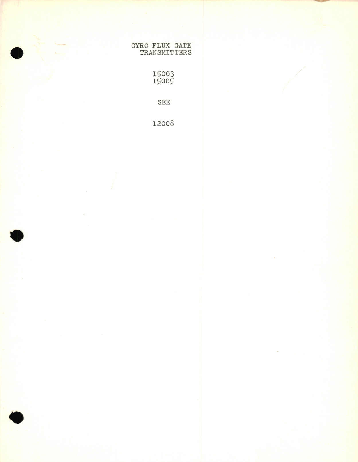 Sample page 1 from AirCorps Library document: Eclipse-Pioneer Service Parts List for Trim Indicator 15100-A1 & Three Axis Trim Indicator 15101-A1