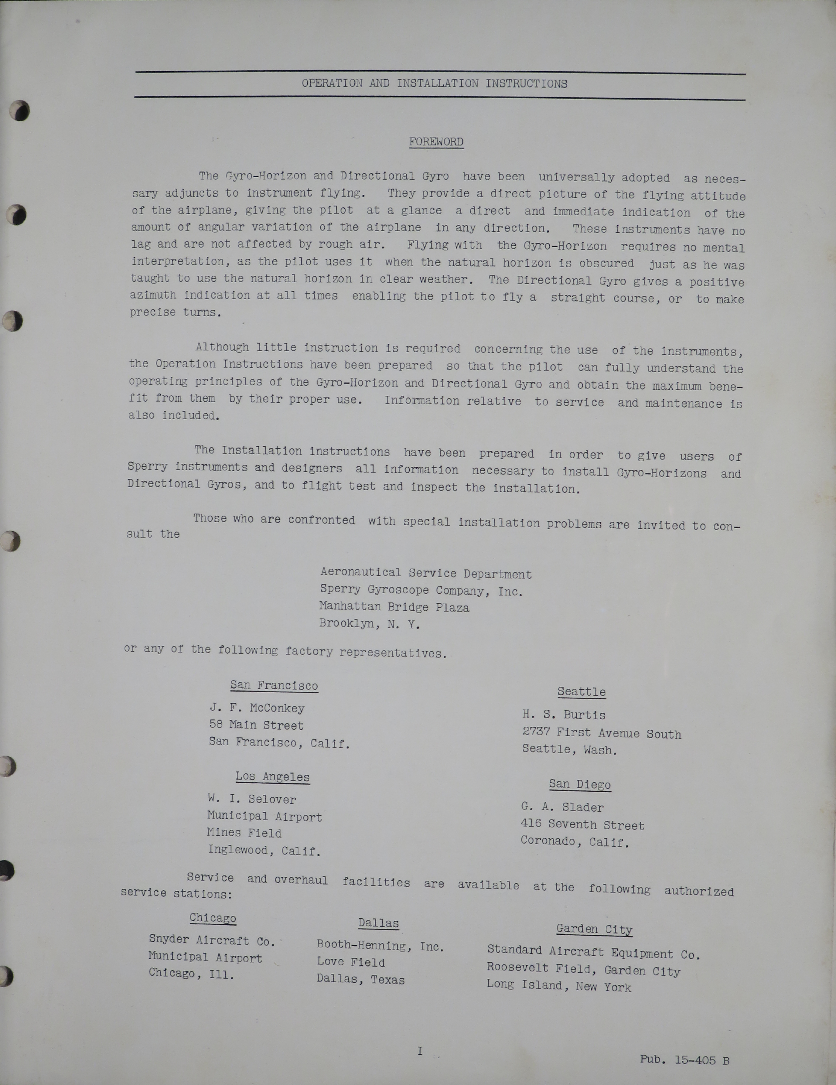 Sample page 7 from AirCorps Library document: Gyro-Horizon and Directional-Gyro