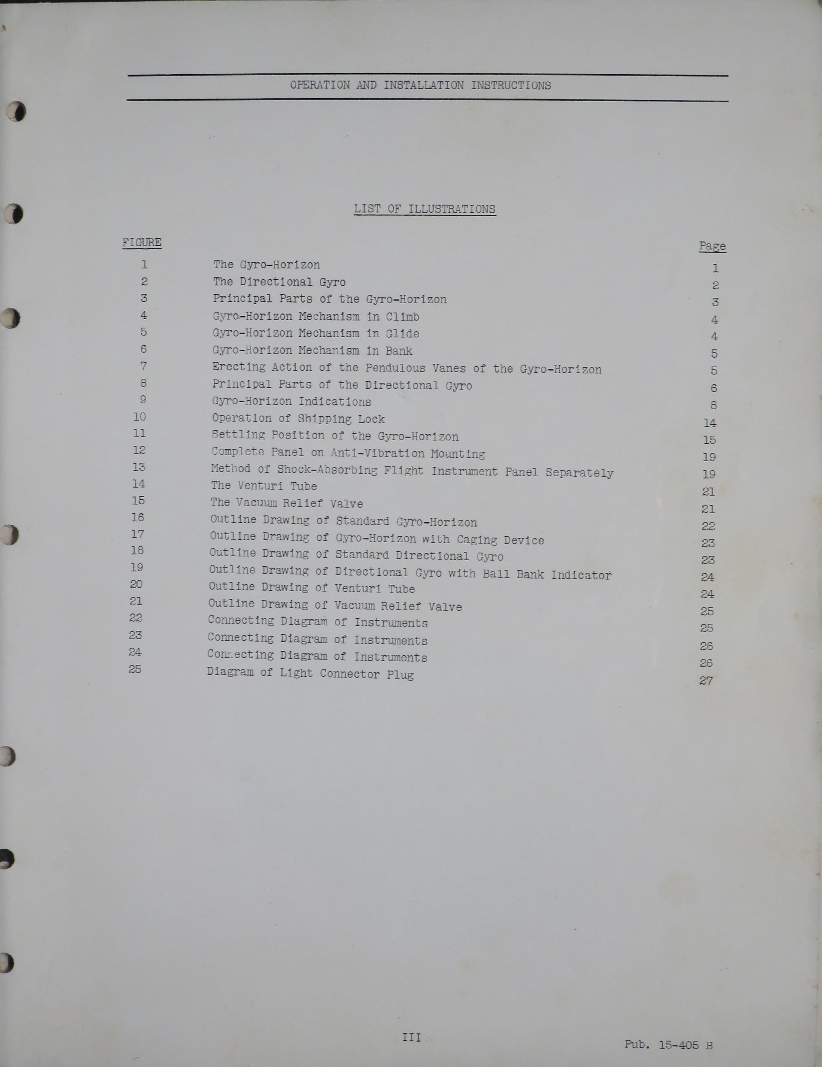 Sample page 9 from AirCorps Library document: Gyro-Horizon and Directional-Gyro