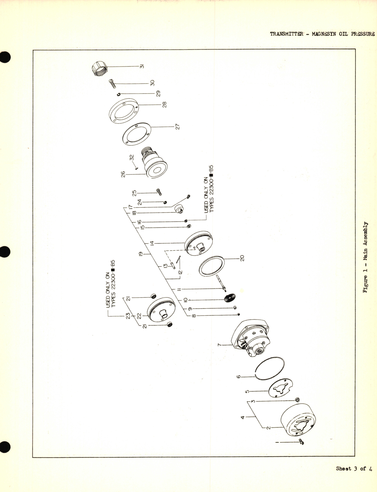 Sample page 5 from AirCorps Library document: Eclipse-Pioneer Service Parts List for Transmitter Oil Pressure Type 22300