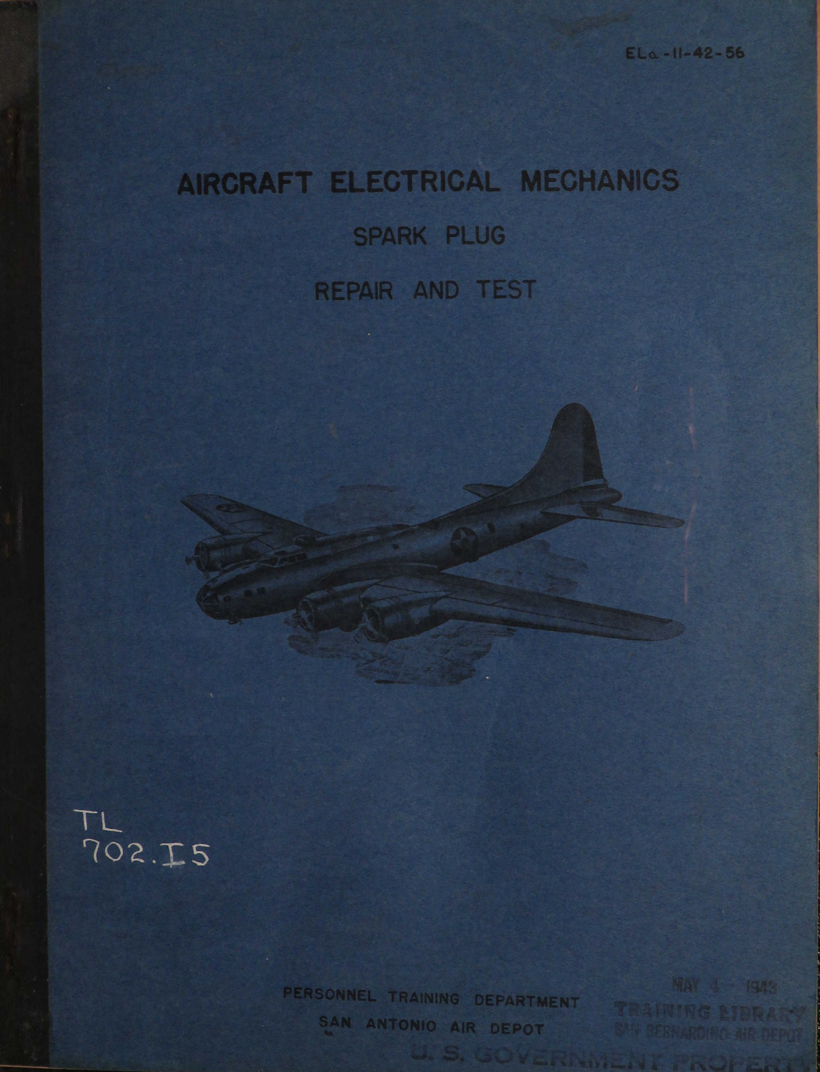 Sample page 1 from AirCorps Library document: Aircraft Electrical Mechanics Spark Plug Repair and Test