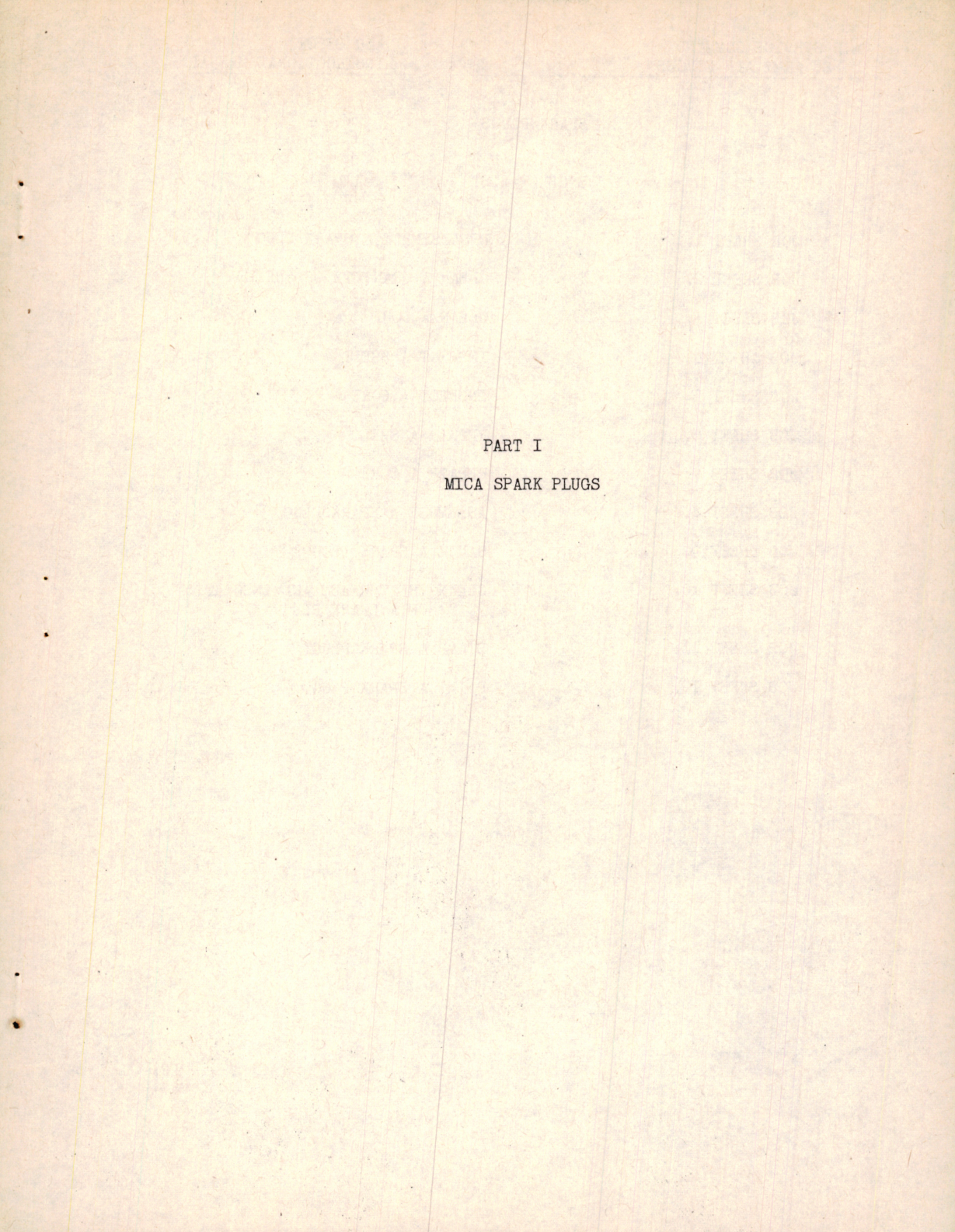 Sample page 7 from AirCorps Library document: Preliminary Instruction Manual for Spark Plugs MICA and Ceramic