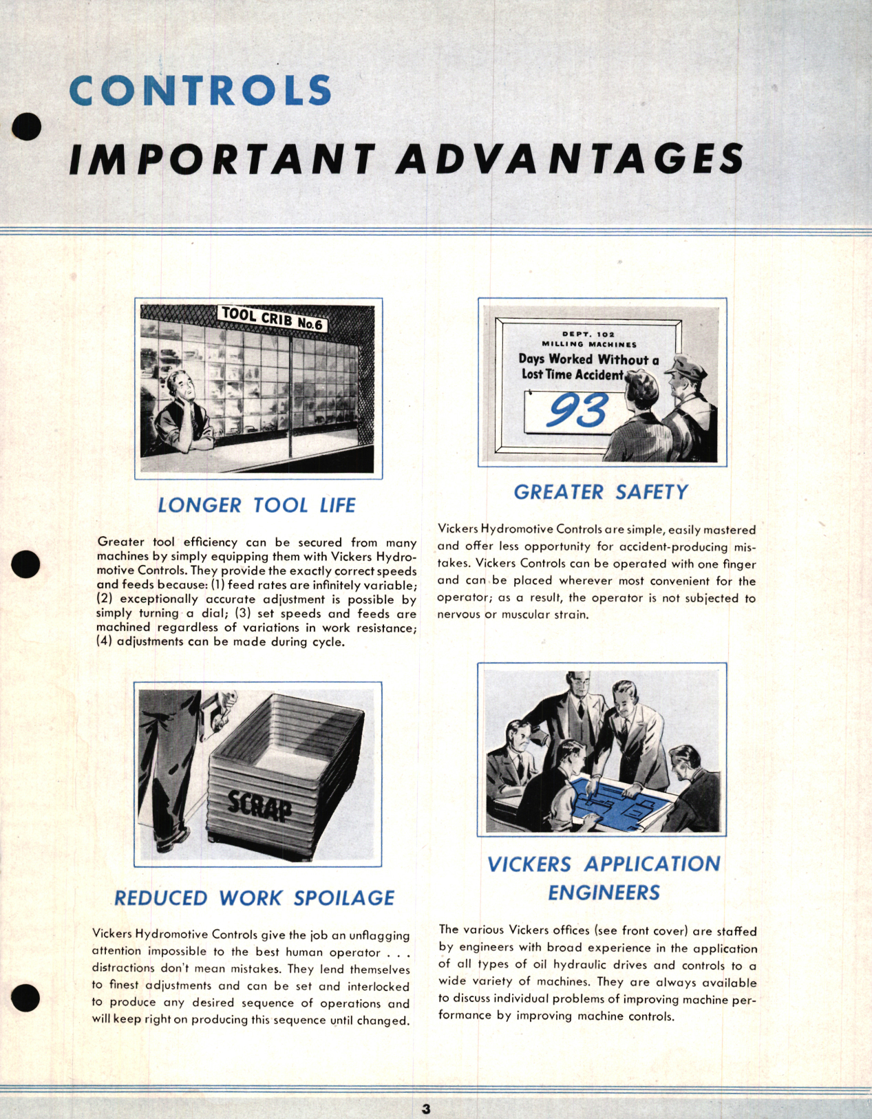 Sample page 7 from AirCorps Library document: Vickers Hydraulic Pumps and Controls Engineering Data