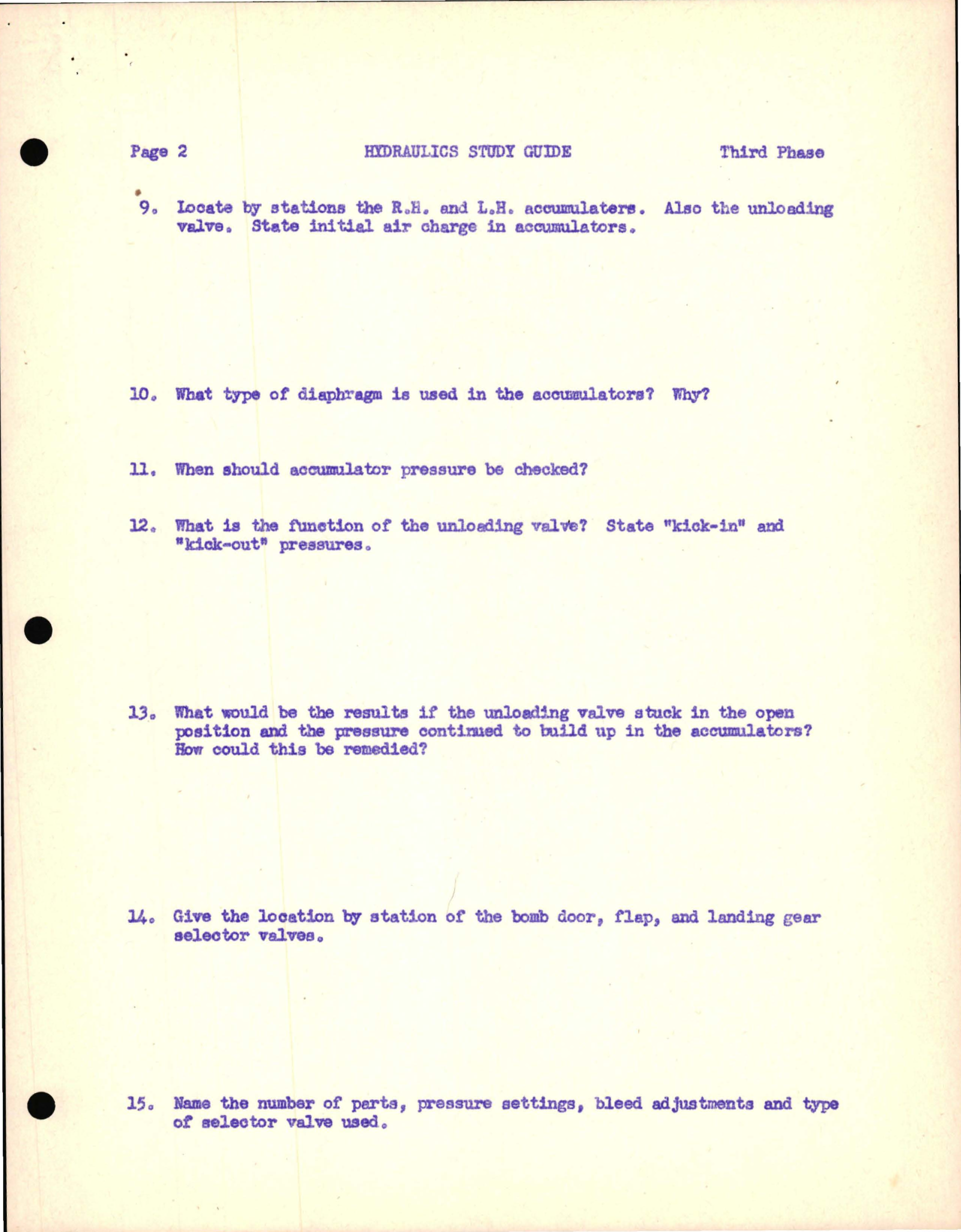 Sample page 5 from AirCorps Library document: Study Guide for Hydraulics, Consolidated Aircraft - Third Phase