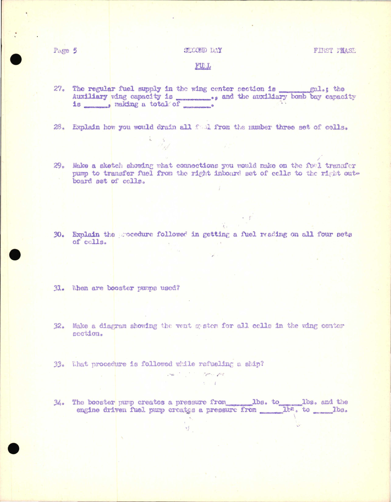 Sample page 5 from AirCorps Library document: Study Guide for Induction System of the B24-D Including Fuel and Oil - Consolidated Aircraft, First and Second Phase