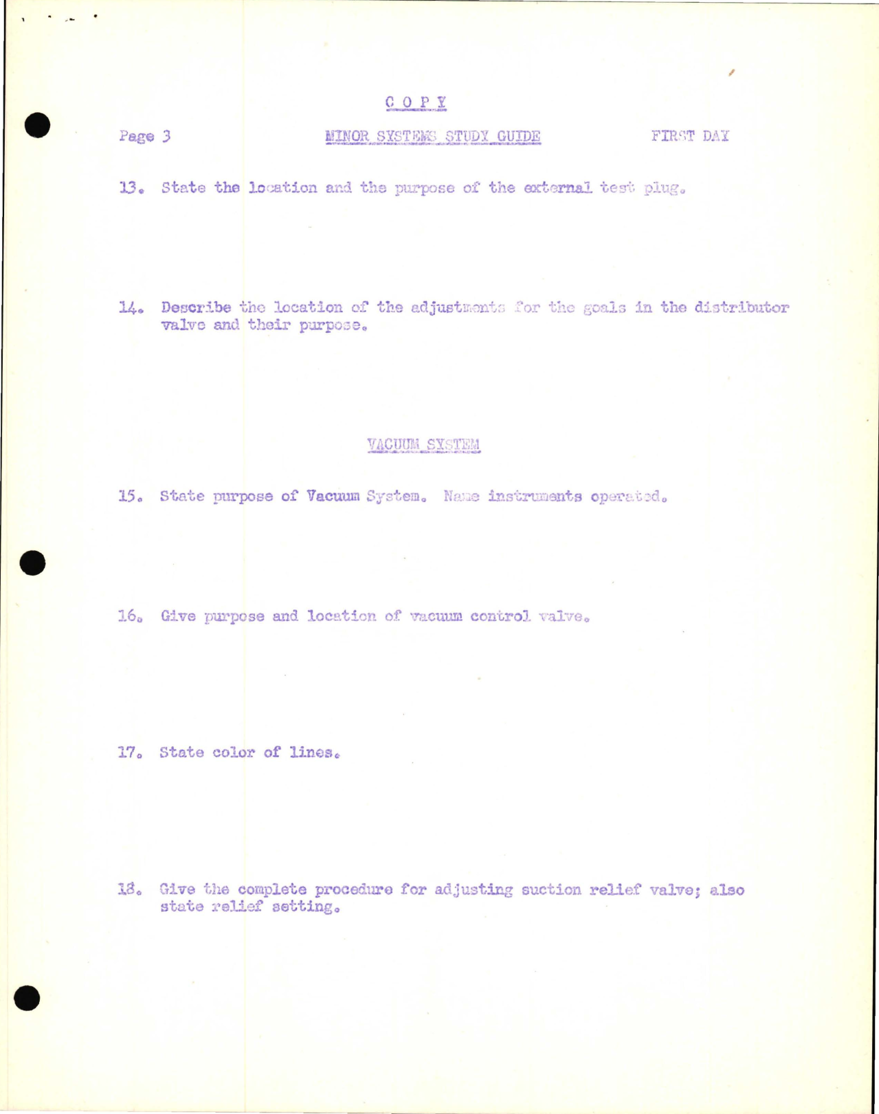 Sample page 5 from AirCorps Library document: Study Guide for Minor Systems - Consolidated Aircraft, First Phase