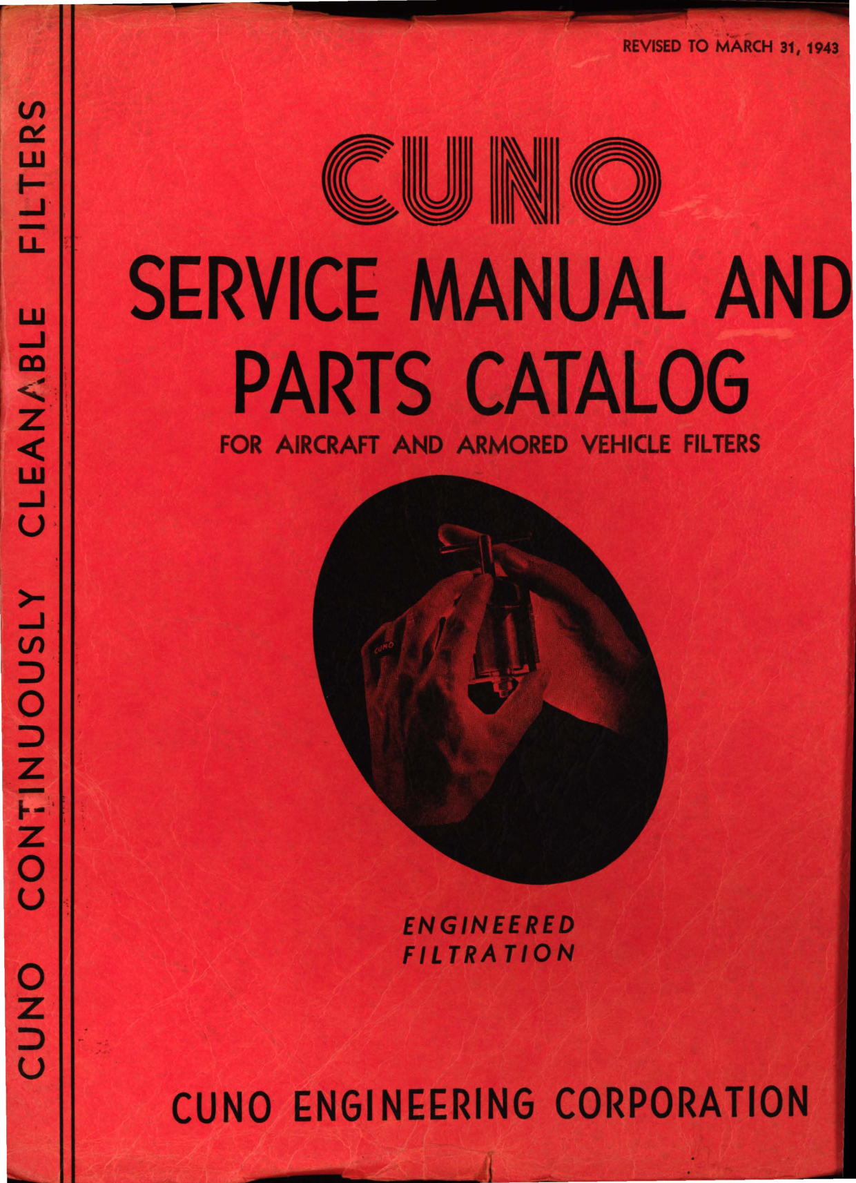 Sample page 1 from AirCorps Library document: Maintenance and Overhaul Instructions with Parts for Cuno Auto-Klean Oil Filters 