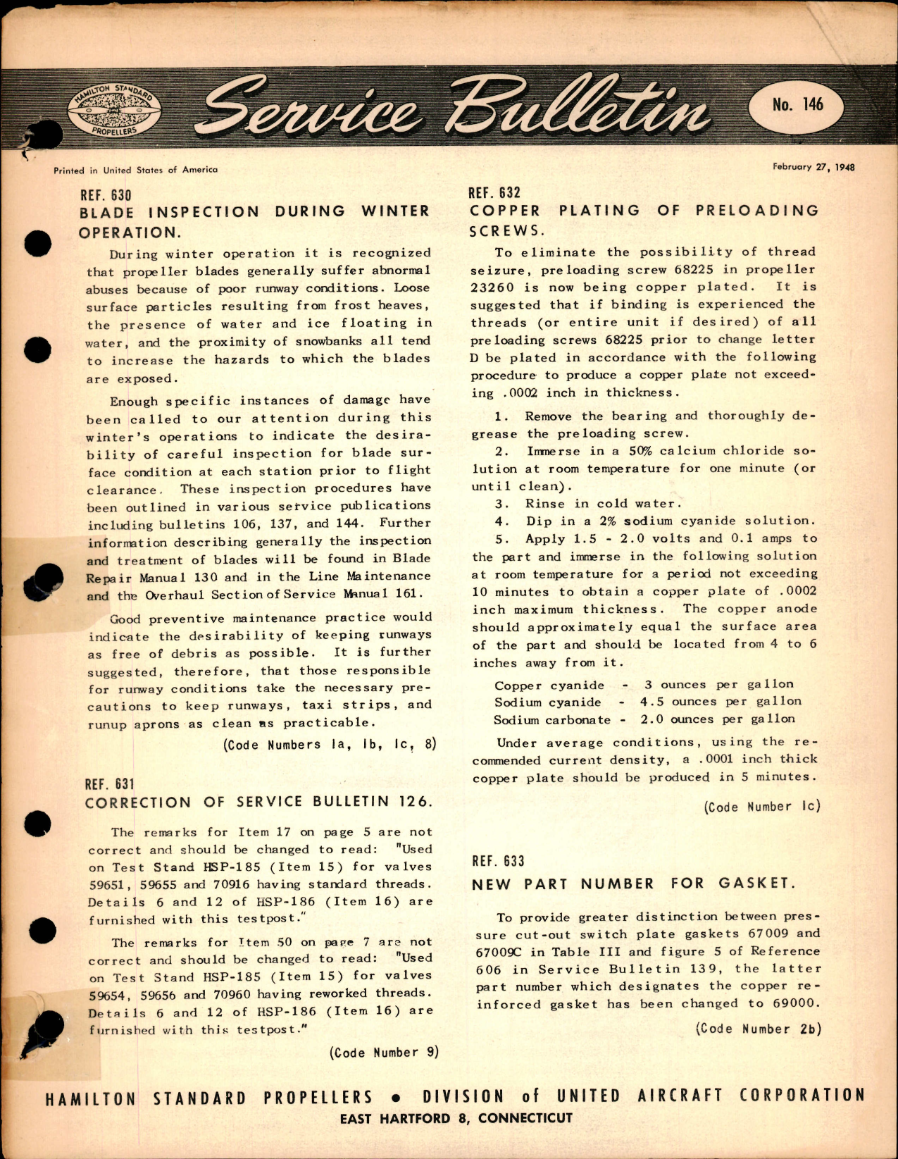 Sample page 1 from AirCorps Library document: Blade Inspection During Winter Operation, Ref 630