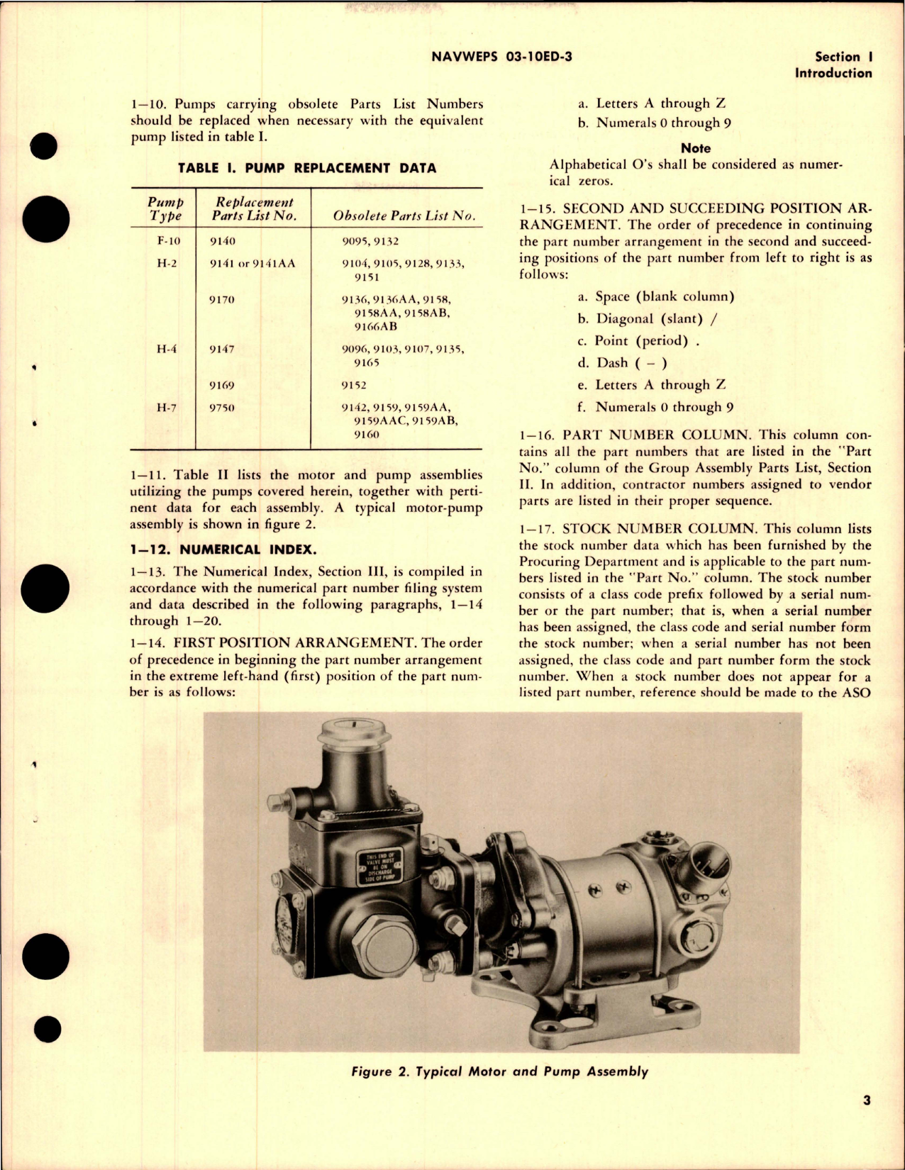 Sample page 5 from AirCorps Library document: Illustrated Parts Breakdown for Fuel and Water Pumps - Types F-10, H-2, H-4 and H-7 