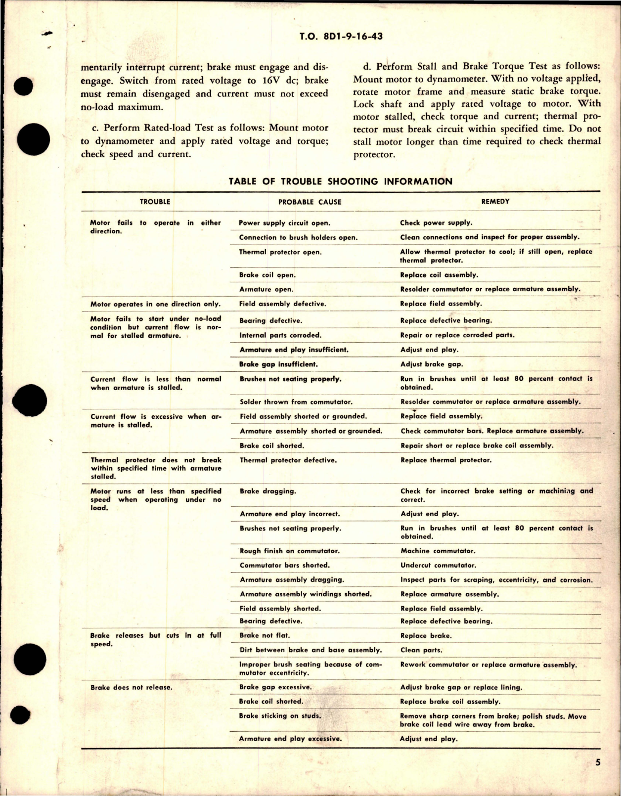 Sample page 5 from AirCorps Library document: Overhaul Instructions w Parts for Direct-Current Motor - Part 32355-7 - Model DCM20-24 