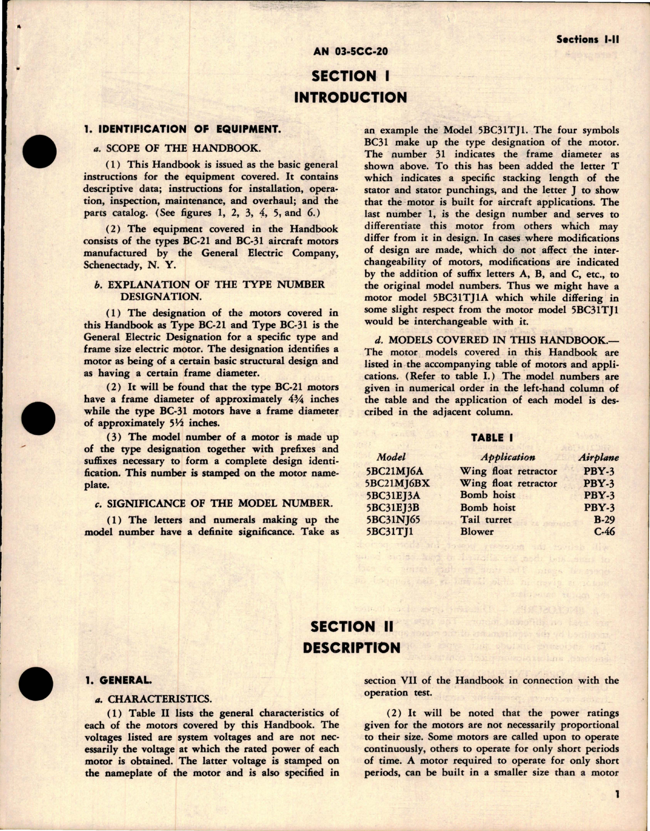Sample page 5 from AirCorps Library document: Parts Catalog for Aircraft Motors - Models 5BC21 and 5BC31 Series
