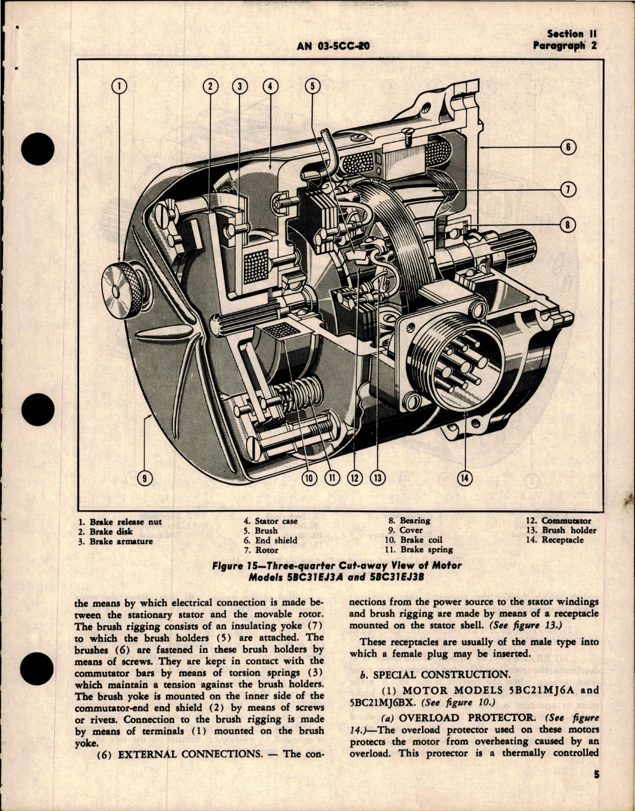 Sample page 9 from AirCorps Library document: Parts Catalog for Aircraft Motors - Models 5BC21 and 5BC31 Series