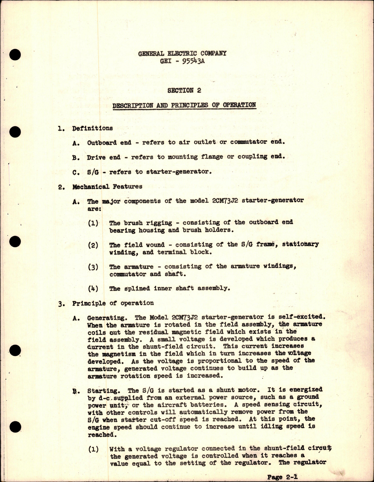 Sample page 7 from AirCorps Library document: Instructions for Aircraft D-C Starter Generator - Model 2CM73J1A and 2CM73J2 
