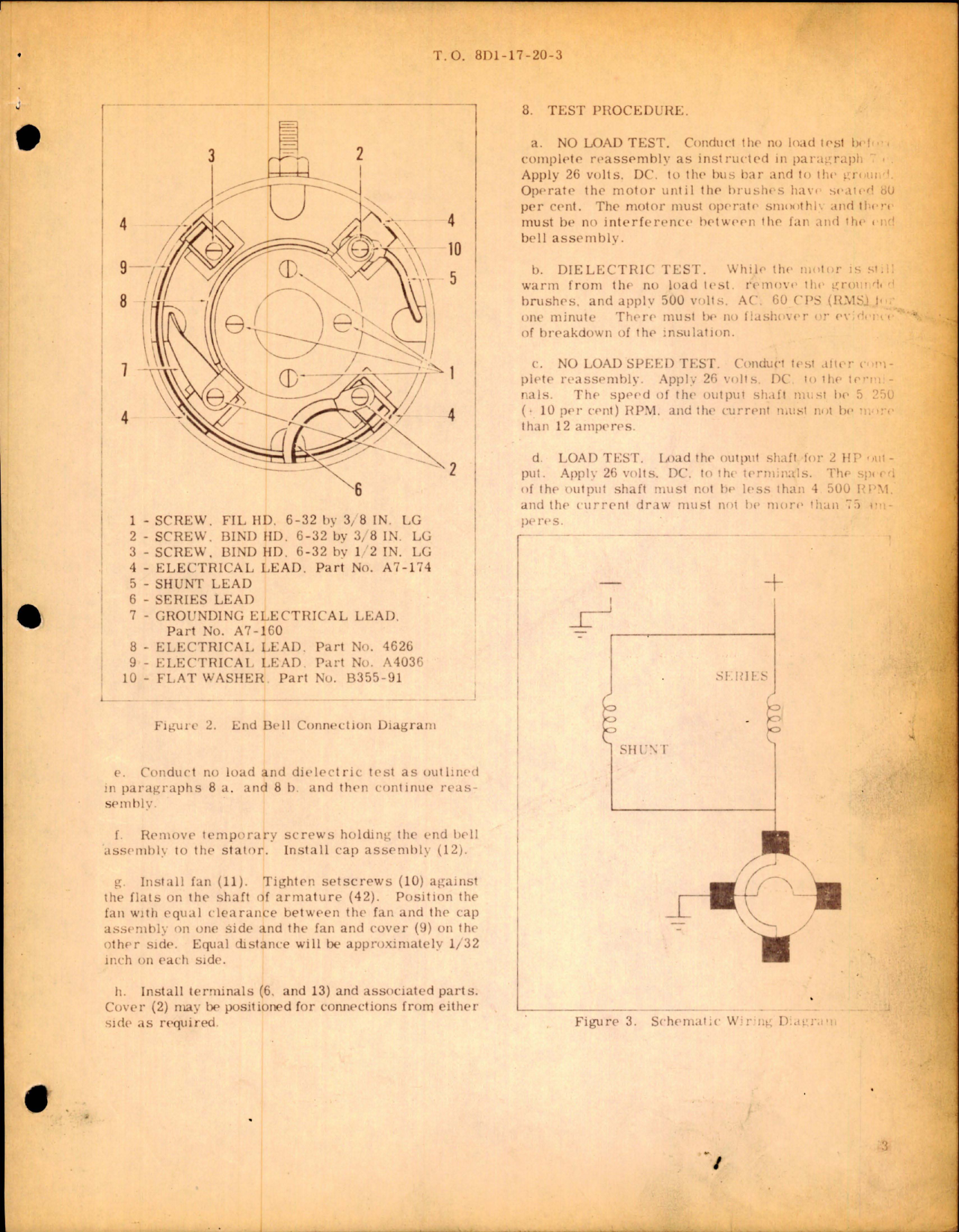 Sample page 5 from AirCorps Library document: Overhaul with Parts for Direct Current Motor - Part C722C - Stock 4290-6105-246-5899 