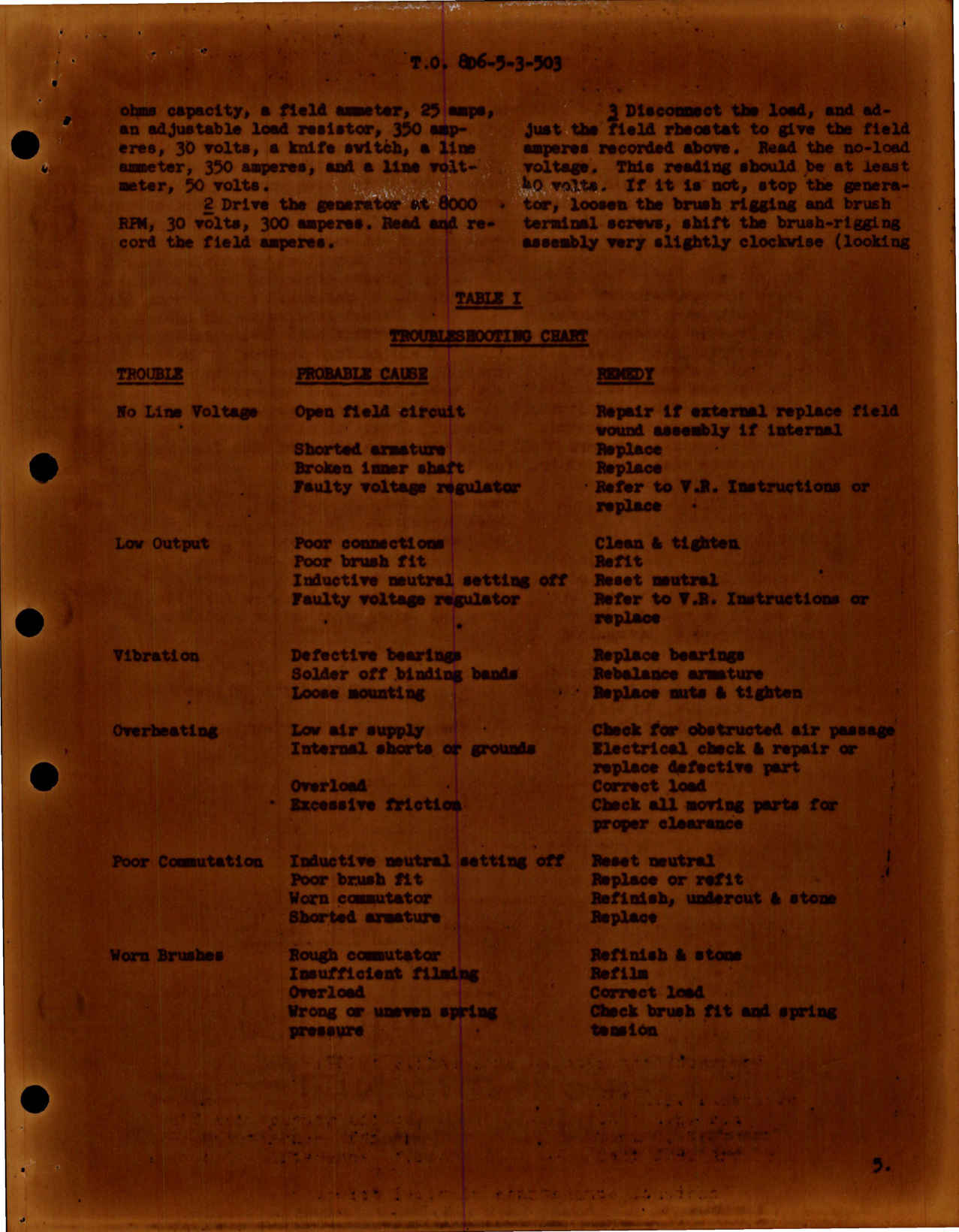 Sample page 5 from AirCorps Library document: Modification of Aircraft D-C Generator to Include Cast Brush-Holder