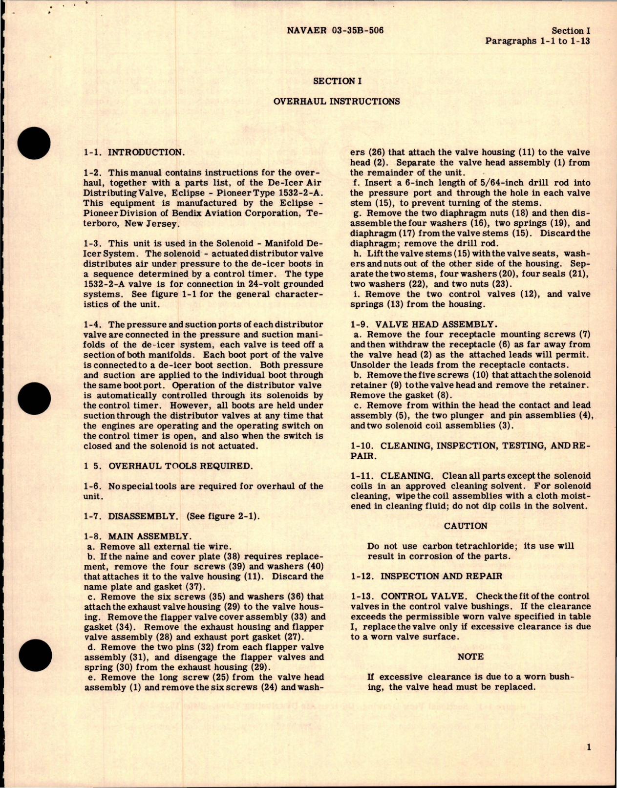 Sample page 5 from AirCorps Library document: Overhaul Instructions with Parts for De-Icer Air Distributing Valve - Part 1532-2-A 