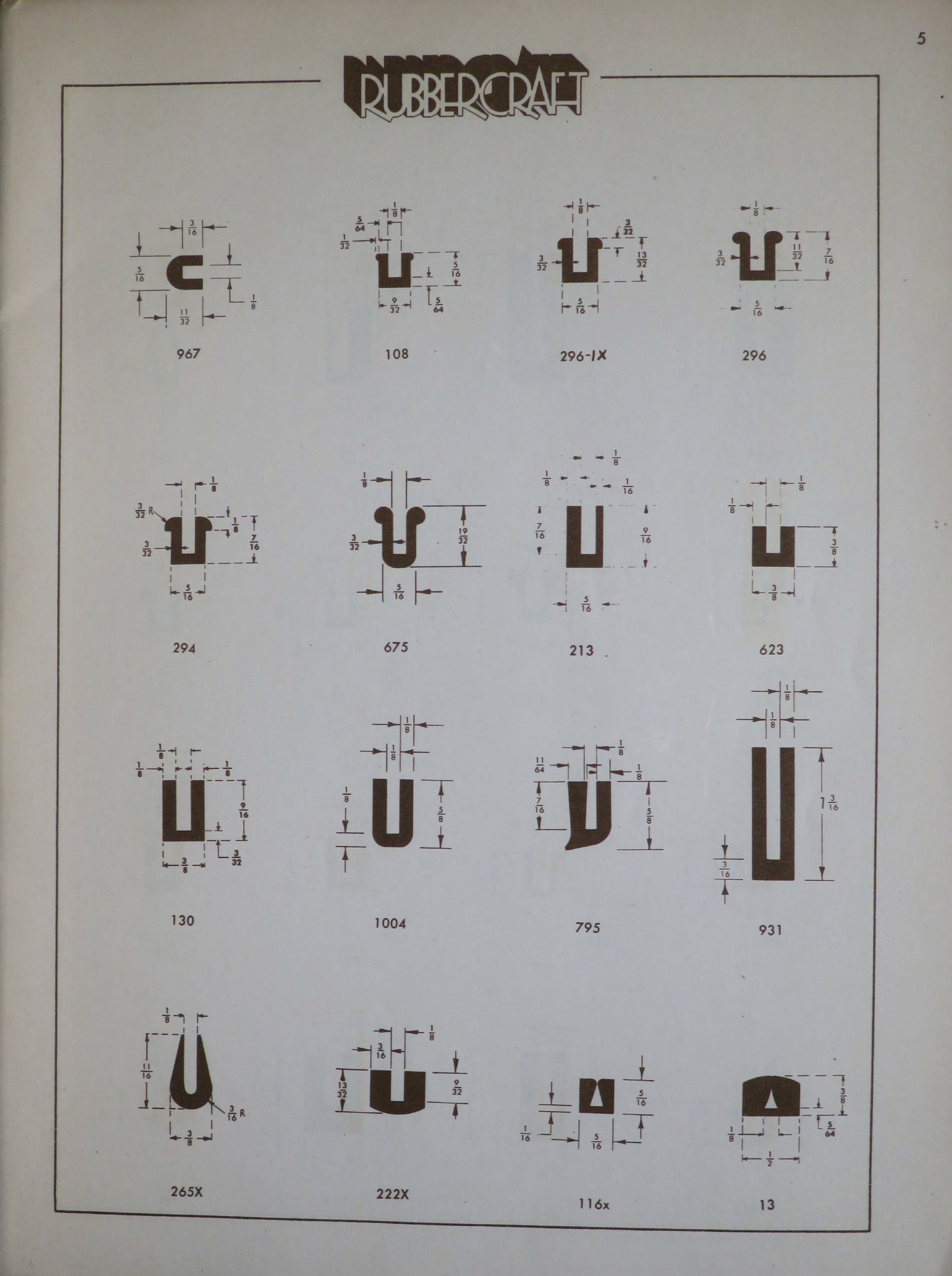 Sample page 7 from AirCorps Library document: The West's Leading Craftsmen in Rubber in Extrusions 