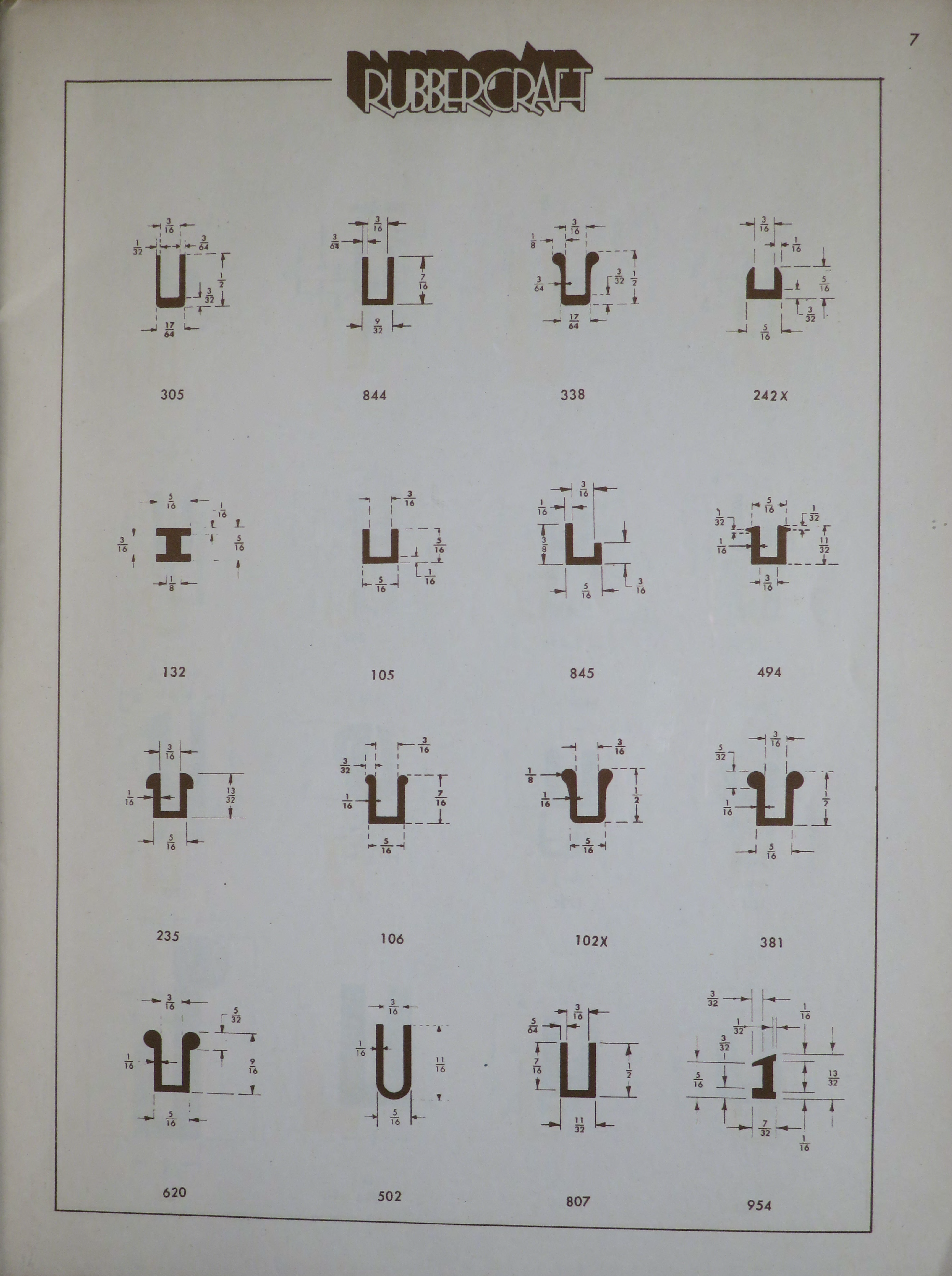 Sample page 9 from AirCorps Library document: The West's Leading Craftsmen in Rubber in Extrusions 