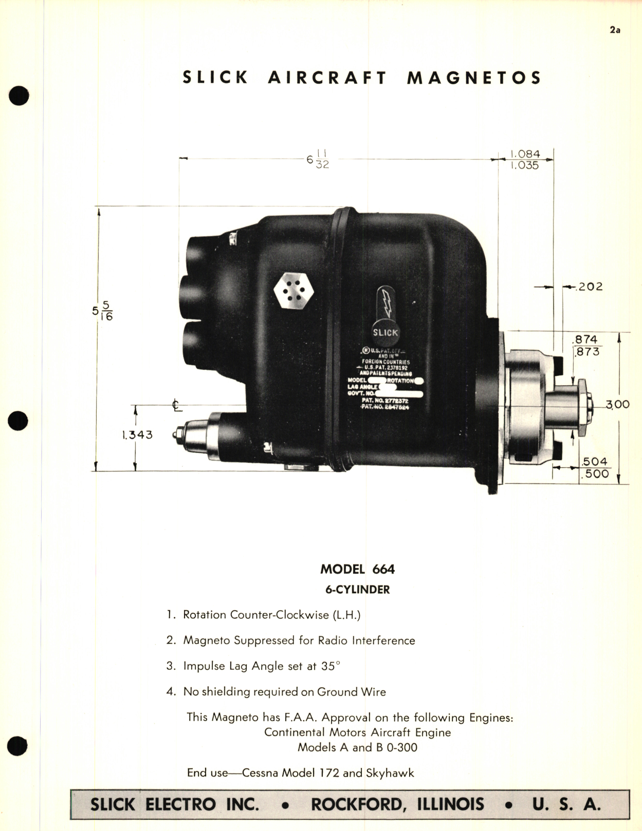 Sample page 5 from AirCorps Library document: 400 Series Magneto Service Instructions 