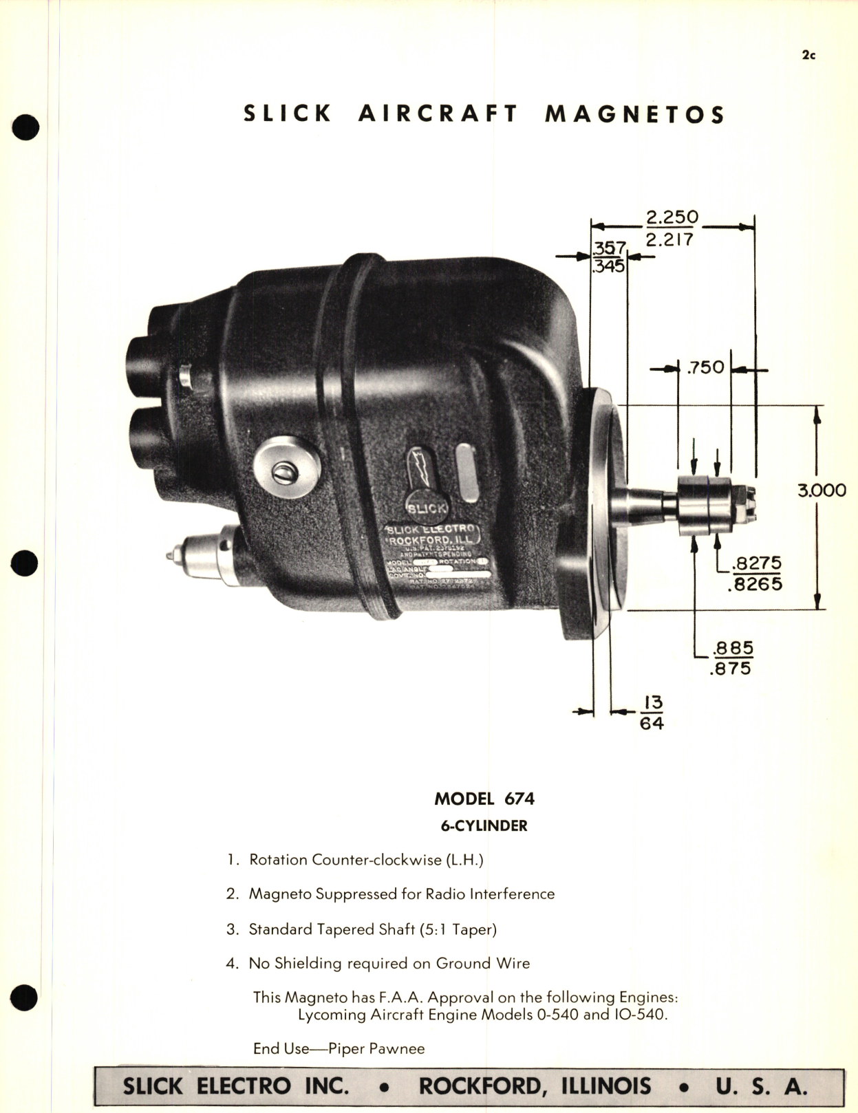 Sample page 7 from AirCorps Library document: 400 Series Magneto Service Instructions 