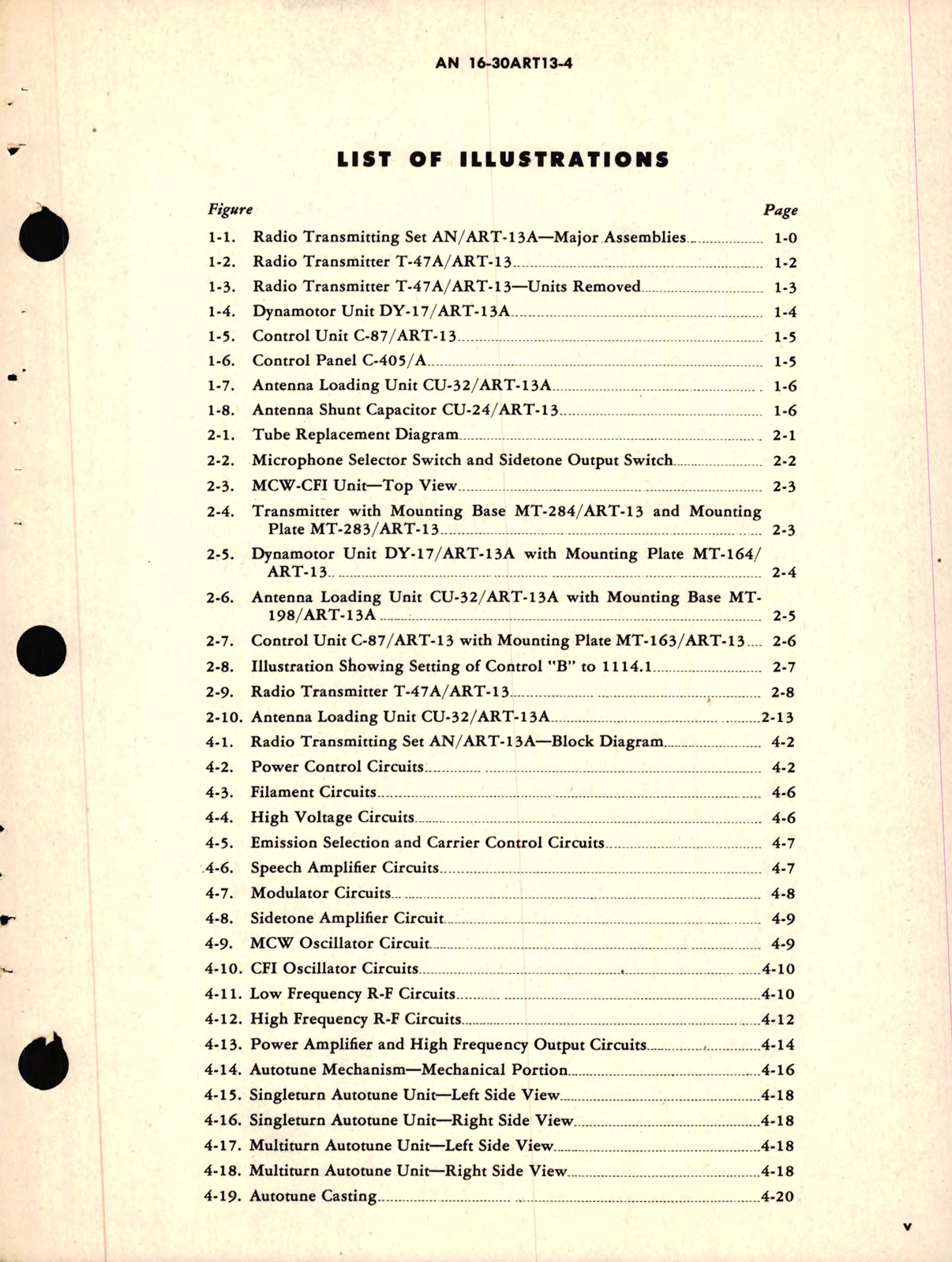 Sample page 7 from AirCorps Library document: Maintenance Instructions for Radio Transmitting Set AN, ART-13A