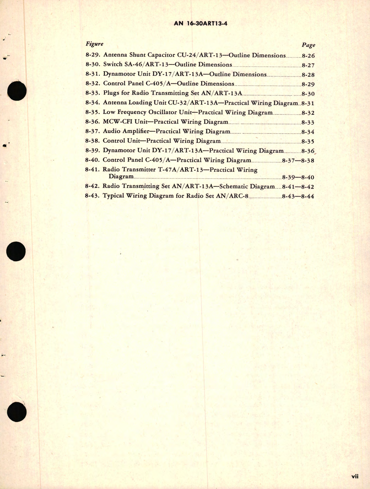 Sample page 9 from AirCorps Library document: Maintenance Instructions for Radio Transmitting Set AN, ART-13A