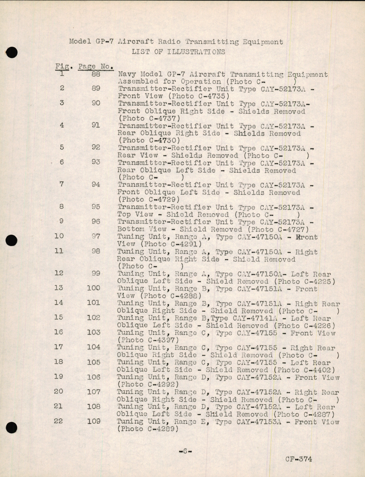 Sample page 9 from AirCorps Library document: Preliminary Instruction Book for Navy Model GP-7 Aircraft Radio Transmitting Equipment