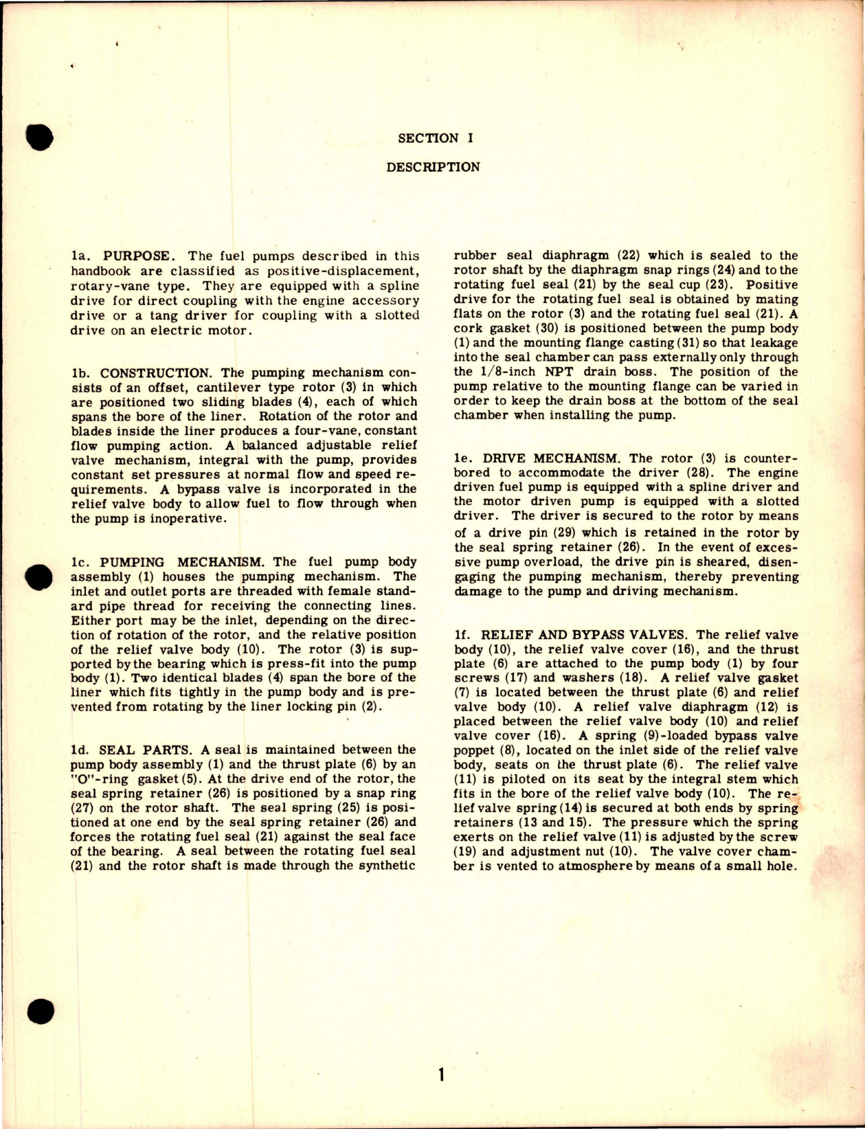 Sample page 5 from AirCorps Library document: Engine Driven Fuel Pump - Model TF-1900 