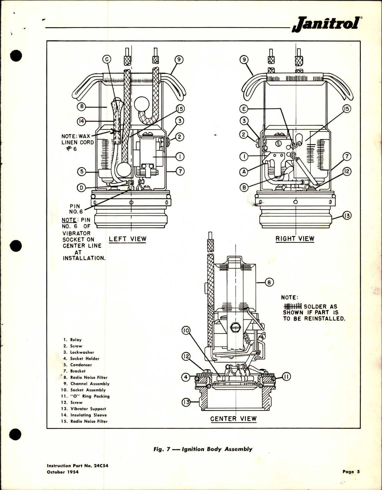 Sample page 5 from AirCorps Library document: Maintenance Instructions for Ignition Unit 11C30 