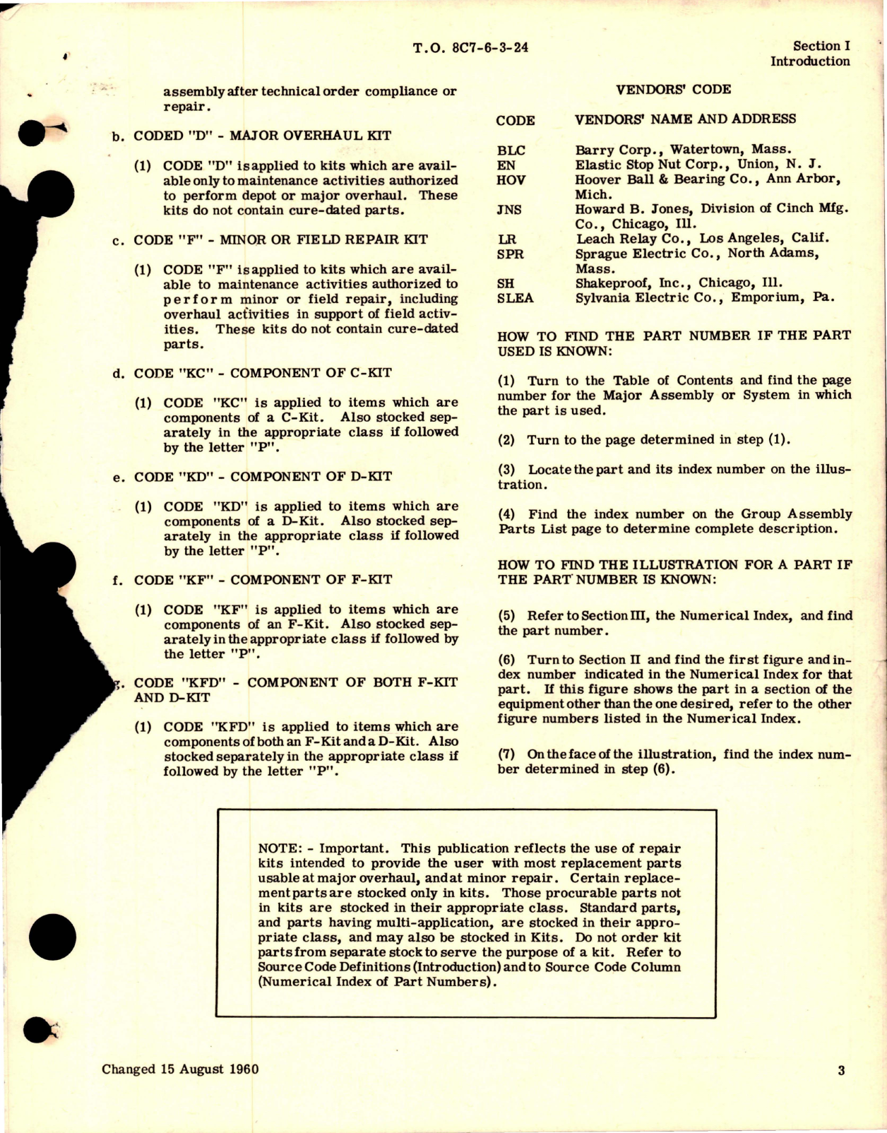 Sample page 5 from AirCorps Library document: Illustrated Parts Breakdown for AN 3515-1 Inverter - Parts SD-135-3 and SD-135-3A 