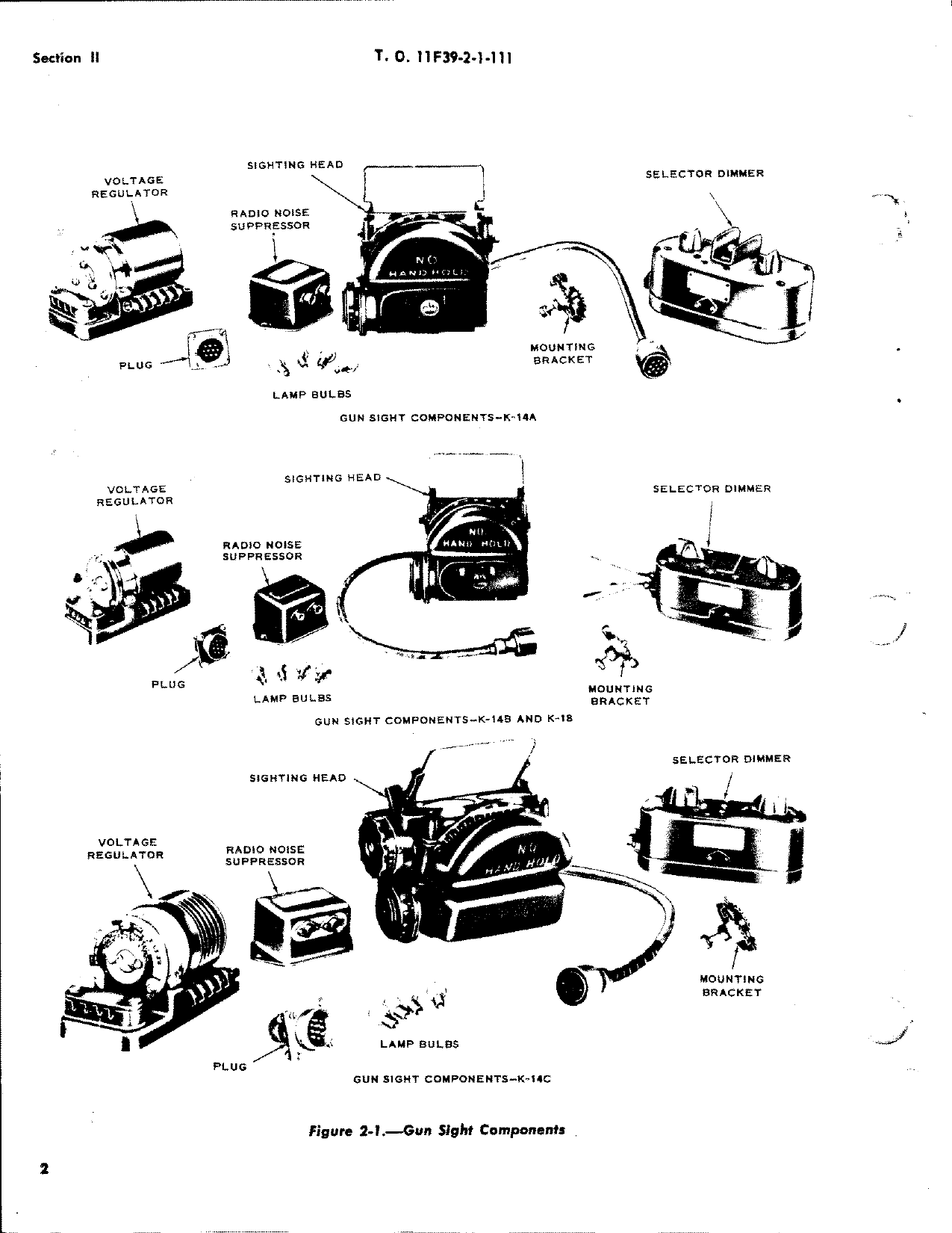Sample page 5 from AirCorps Library document: Operation, Service, Overhaul with Parts Breakdown for Computing Gun Sights - K-14 and K18 Series 