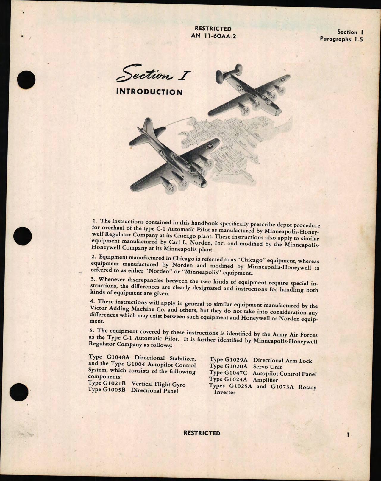 Sample page 7 from AirCorps Library document: Handbook of Overhaul Instructions for Automatic Pilot Type C-1