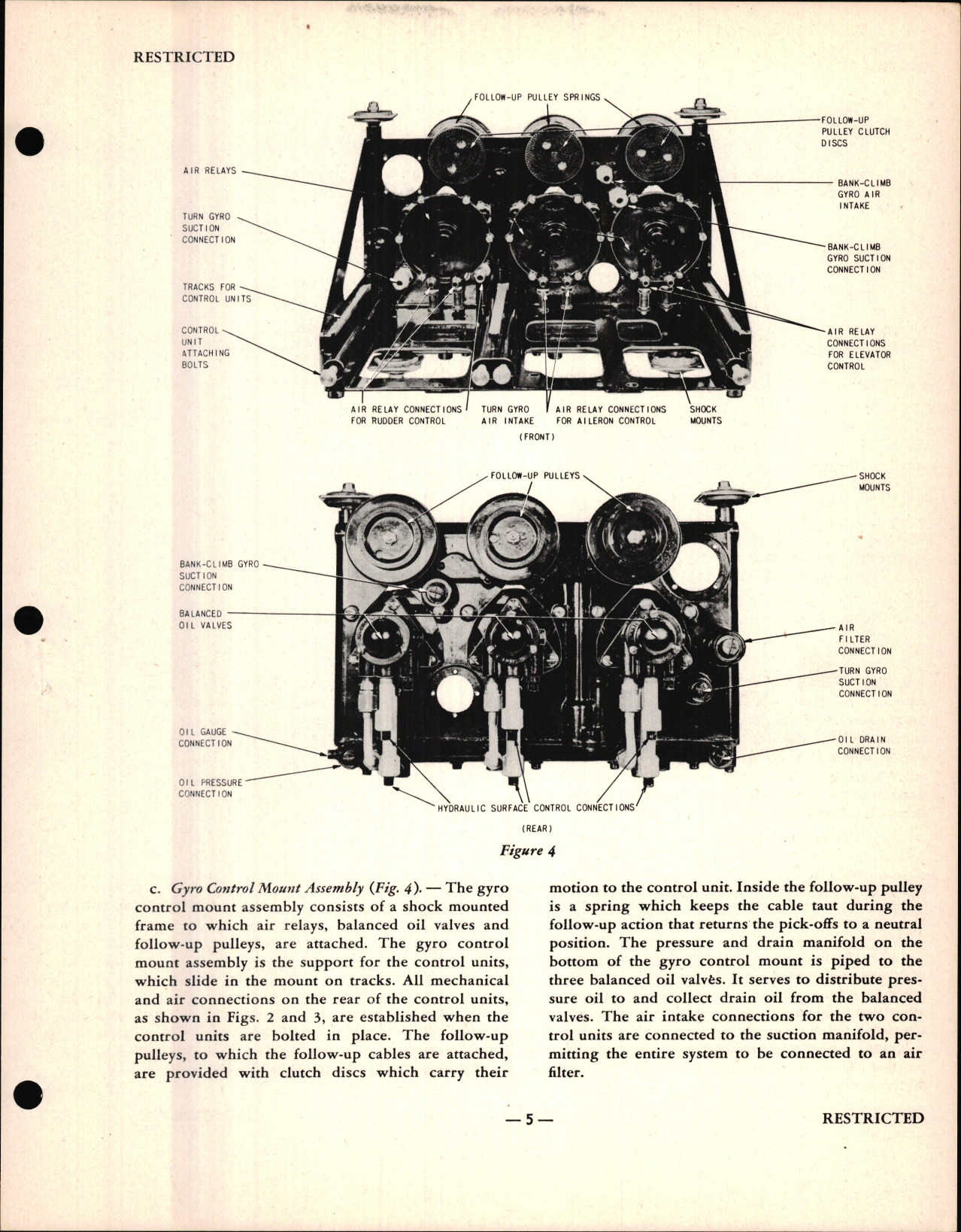 Sample page 7 from AirCorps Library document: Operation and Flight Instructions for the Type A-3A Automatic Pilot