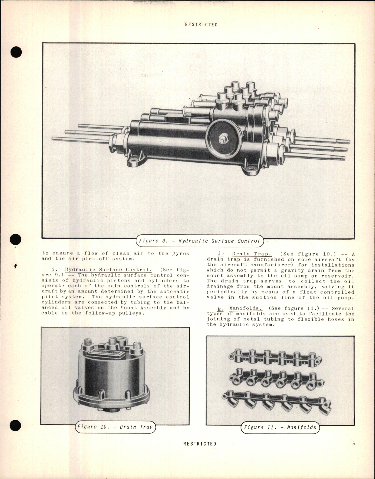 Sample page 9 from AirCorps Library document: Handbook of Overhaul Instructions for the Type A-3A Automatic Pilot
