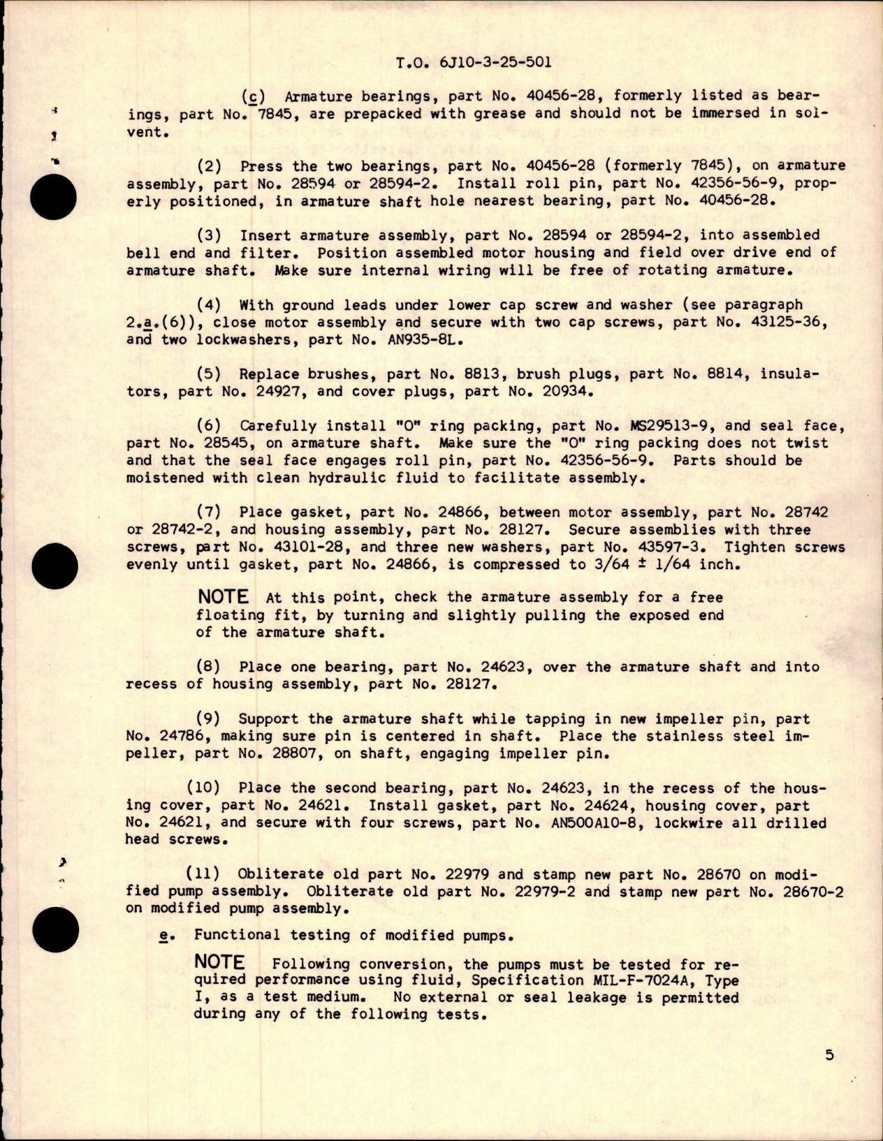 Sample page 5 from AirCorps Library document: Modification of Adel Fuel Pumps - Parts 22979 and 22979-2