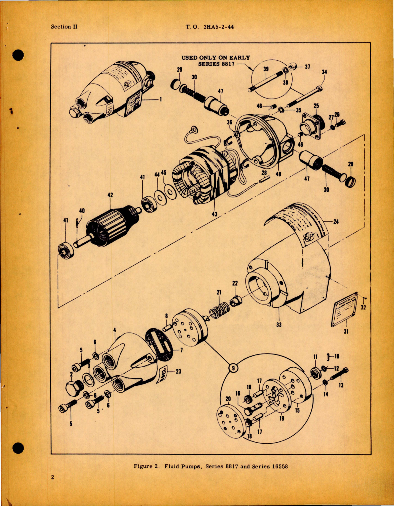 Sample page 7 from AirCorps Library document: Illustrated Parts Breakdown for Electrically Driven Fluid Pumps