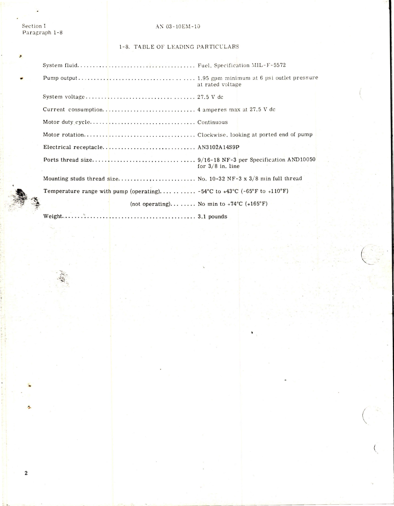Sample page 7 from AirCorps Library document: Overhaul Instructions for Motor Driven Turbine Fuel Pump - Parts 22979, 22979-2, 28670, and 28670-2 