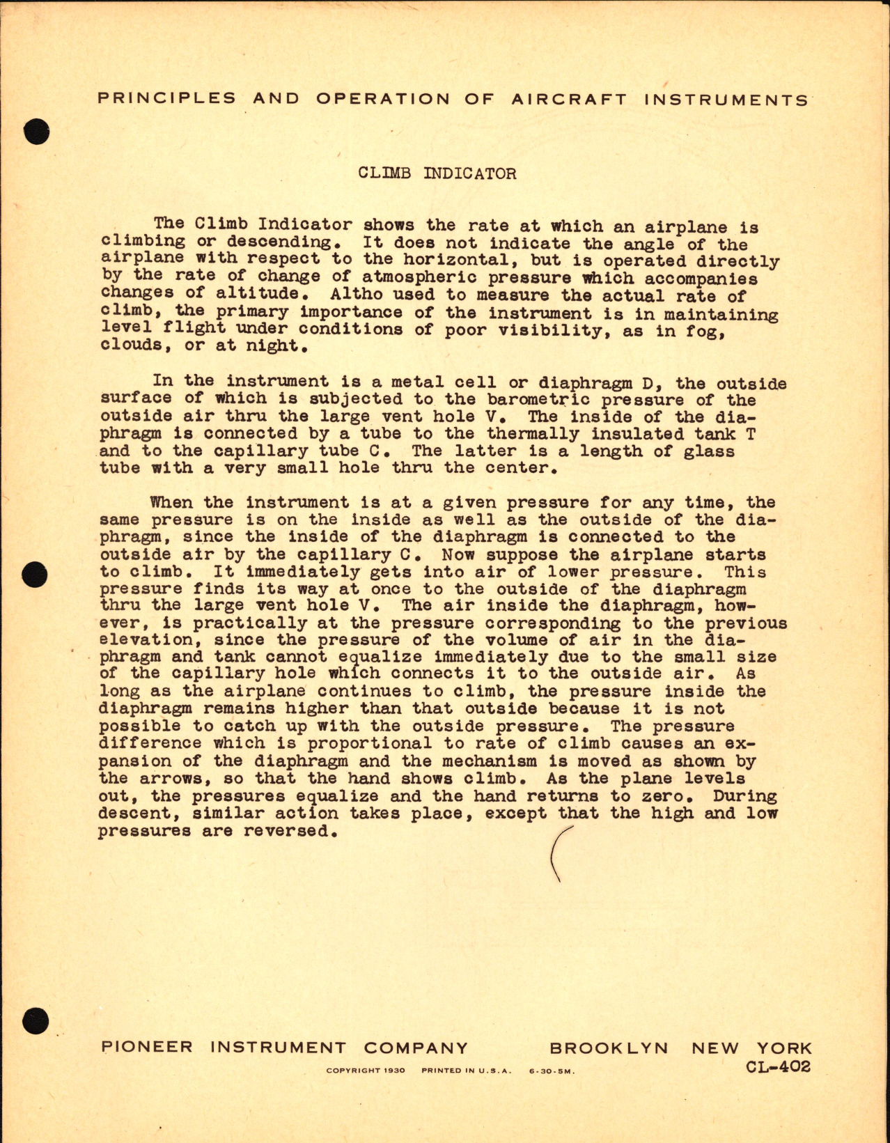 Sample page 7 from AirCorps Library document: Principles and Operation of Aircraft Instruments