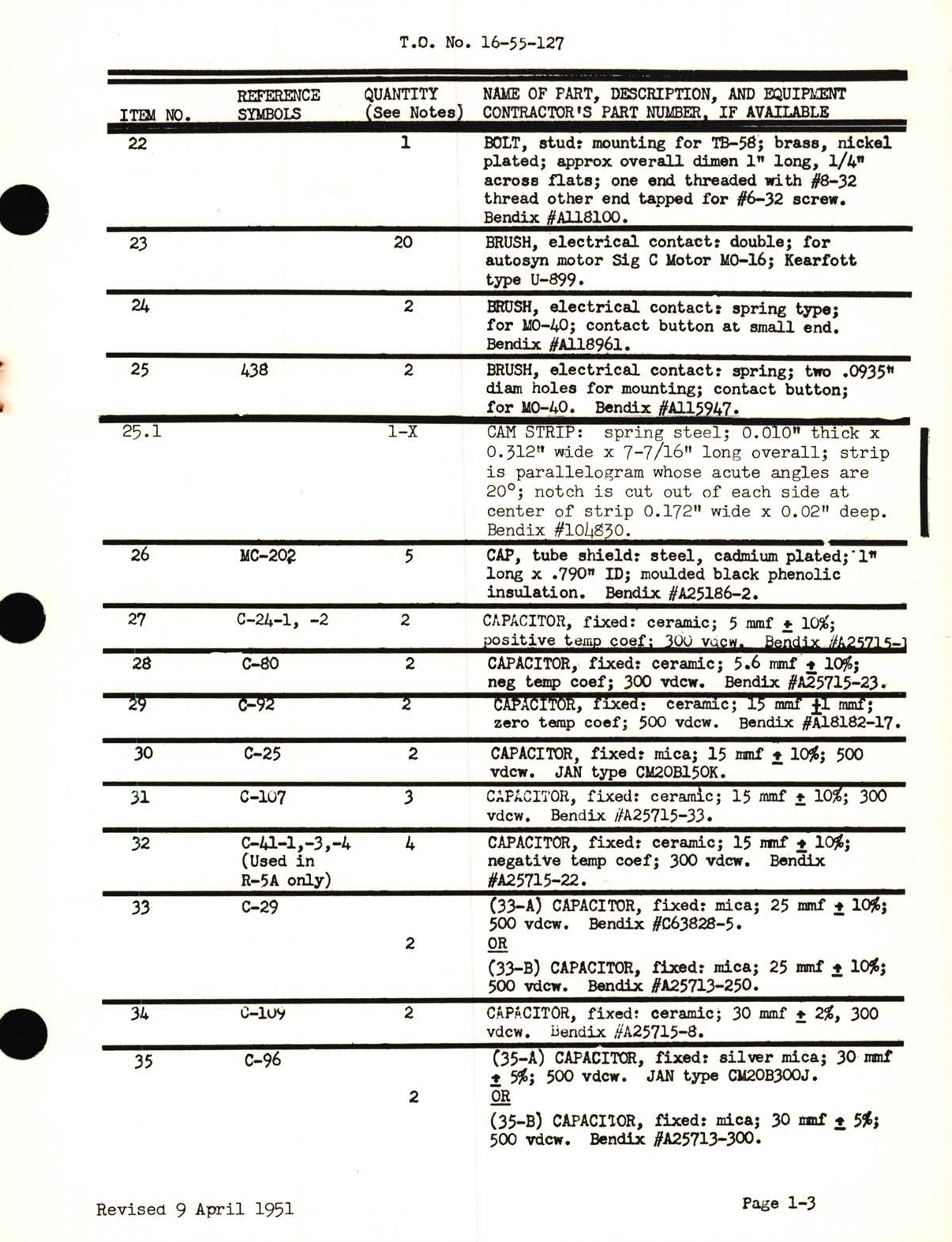 Sample page 7 from AirCorps Library document: Spare Parts List for Radio Compass AN/ARN-7 and Control Panel C-411 A