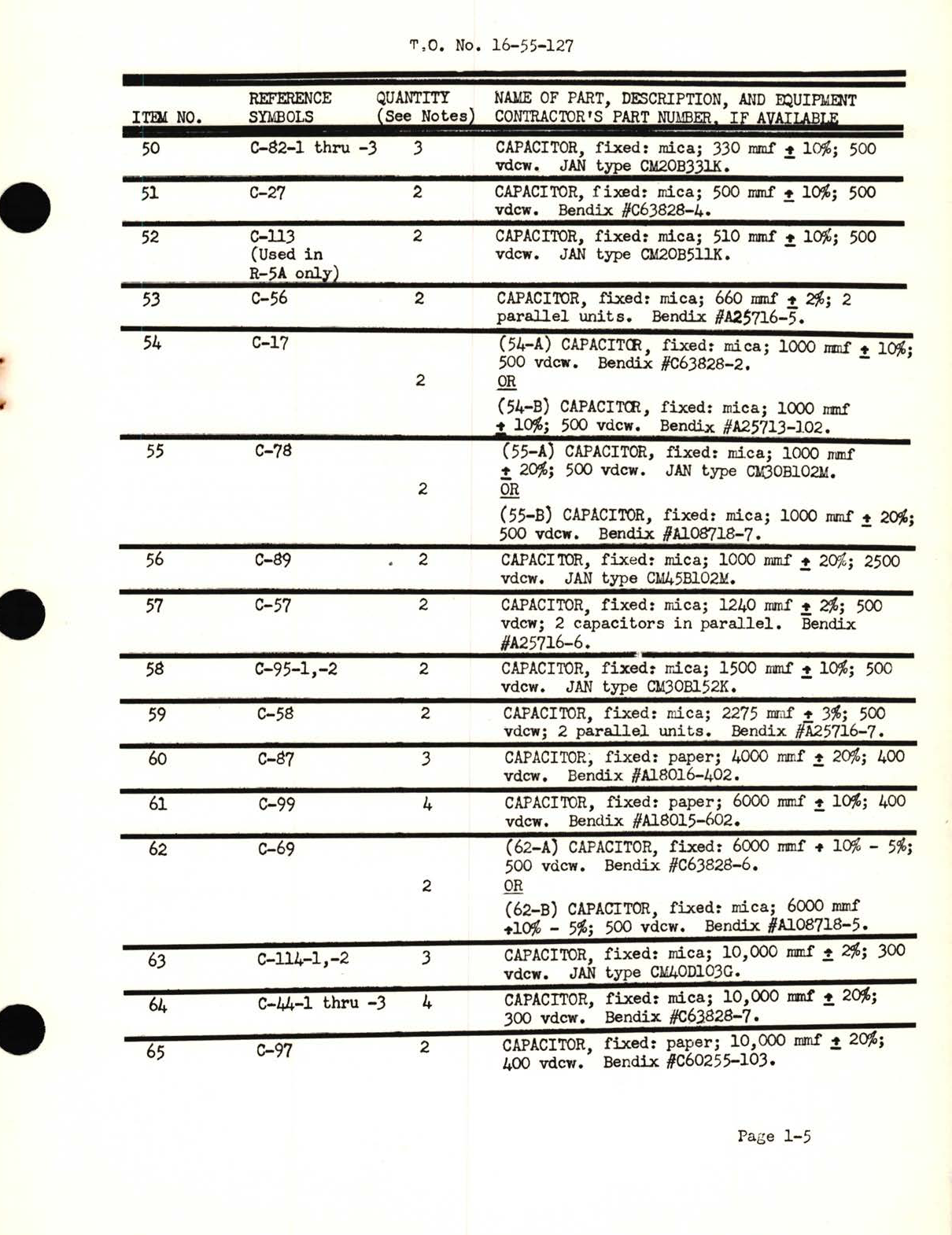 Sample page 9 from AirCorps Library document: Spare Parts List for Radio Compass AN/ARN-7 and Control Panel C-411 A