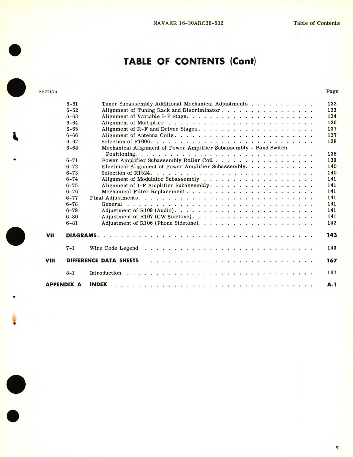 Sample page 7 from AirCorps Library document: Service Instructions for Radio Set AN/ARC-38