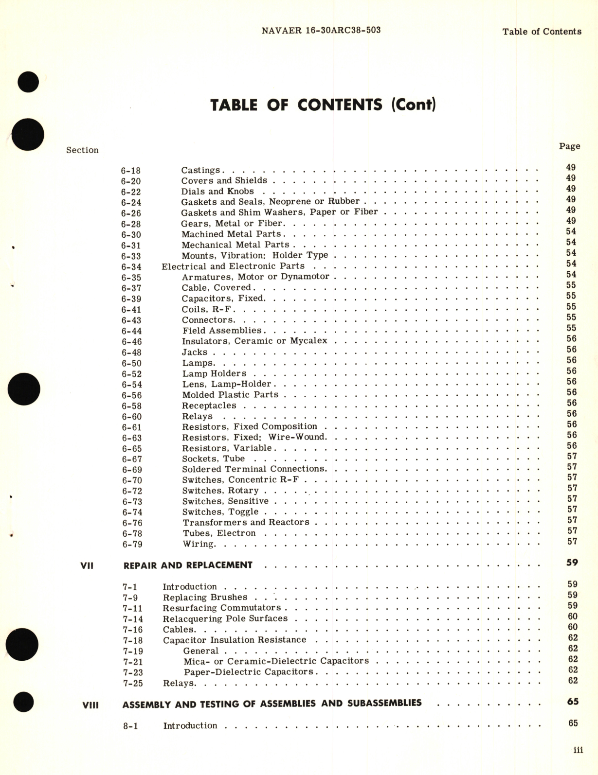 Sample page 5 from AirCorps Library document: Overhaul Instructions for Radio Set AN ARC-38