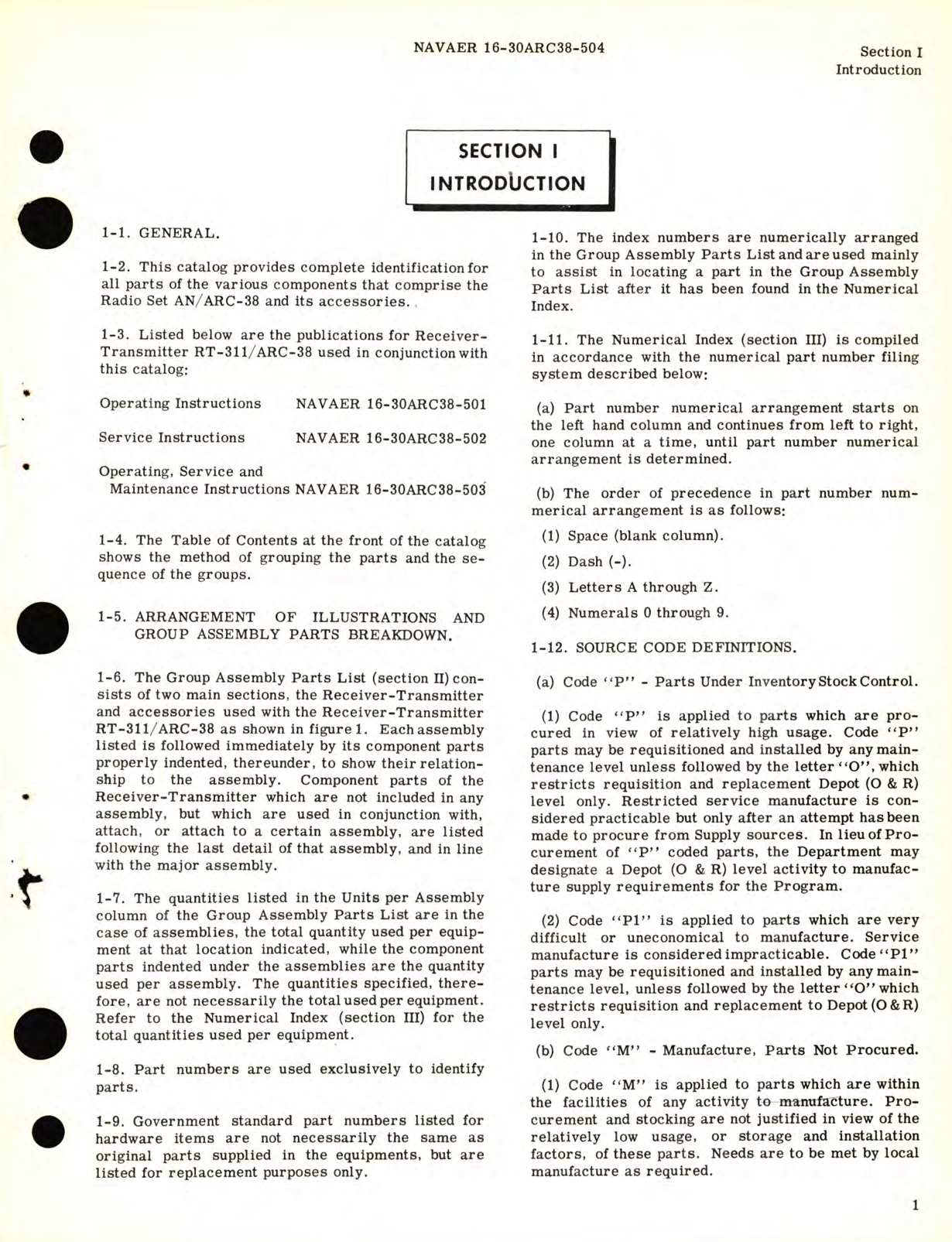 Sample page 5 from AirCorps Library document: Illustrated Parts Breakdown for Radio Set AN ARC-38