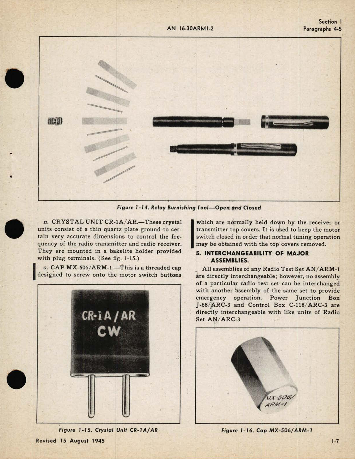 Sample page 3 from AirCorps Library document: Maintenance Instructions for Radio Test Set AN/ARM-1