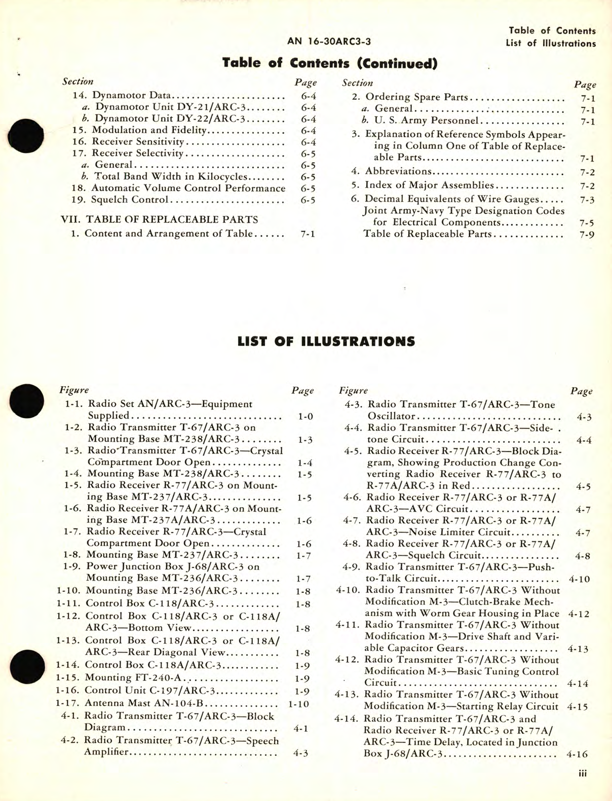 Sample page 5 from AirCorps Library document: Maintenance Instructions for Radio Set AN/ARC-3