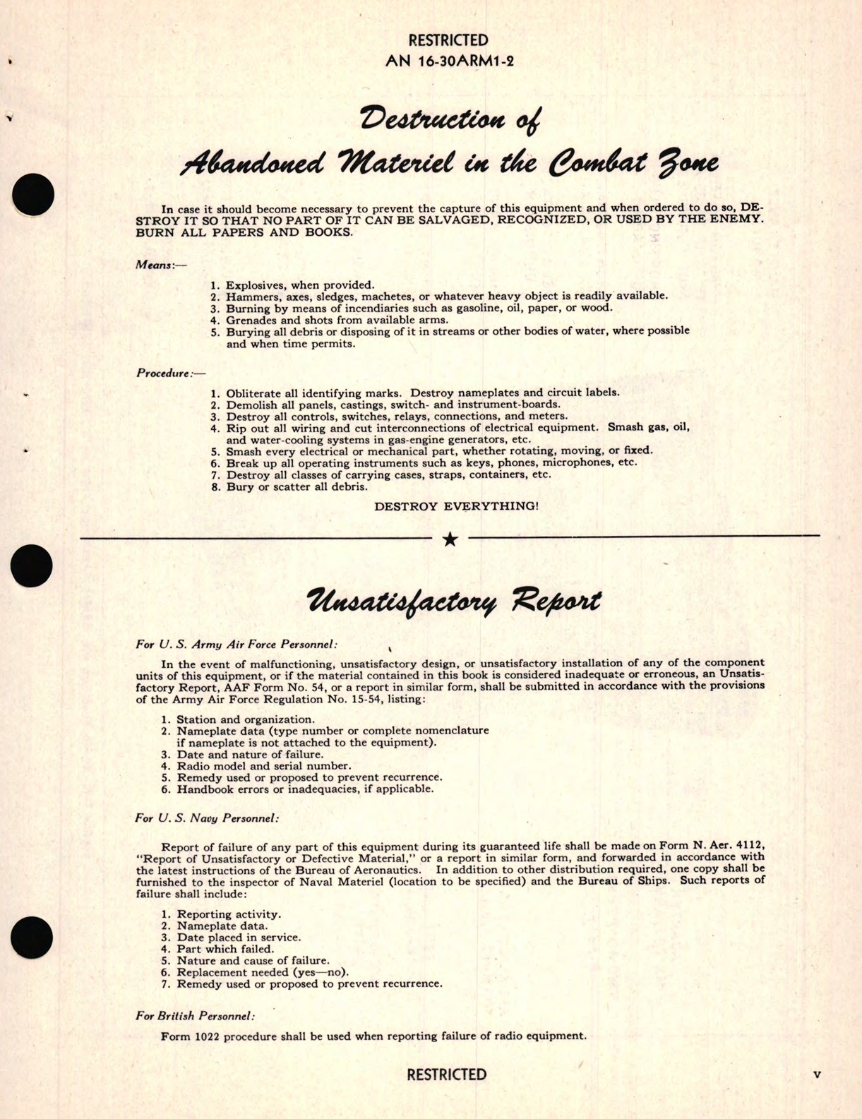 Sample page 7 from AirCorps Library document: Maintenance Instructions for Radio Test Set AN ARM-1