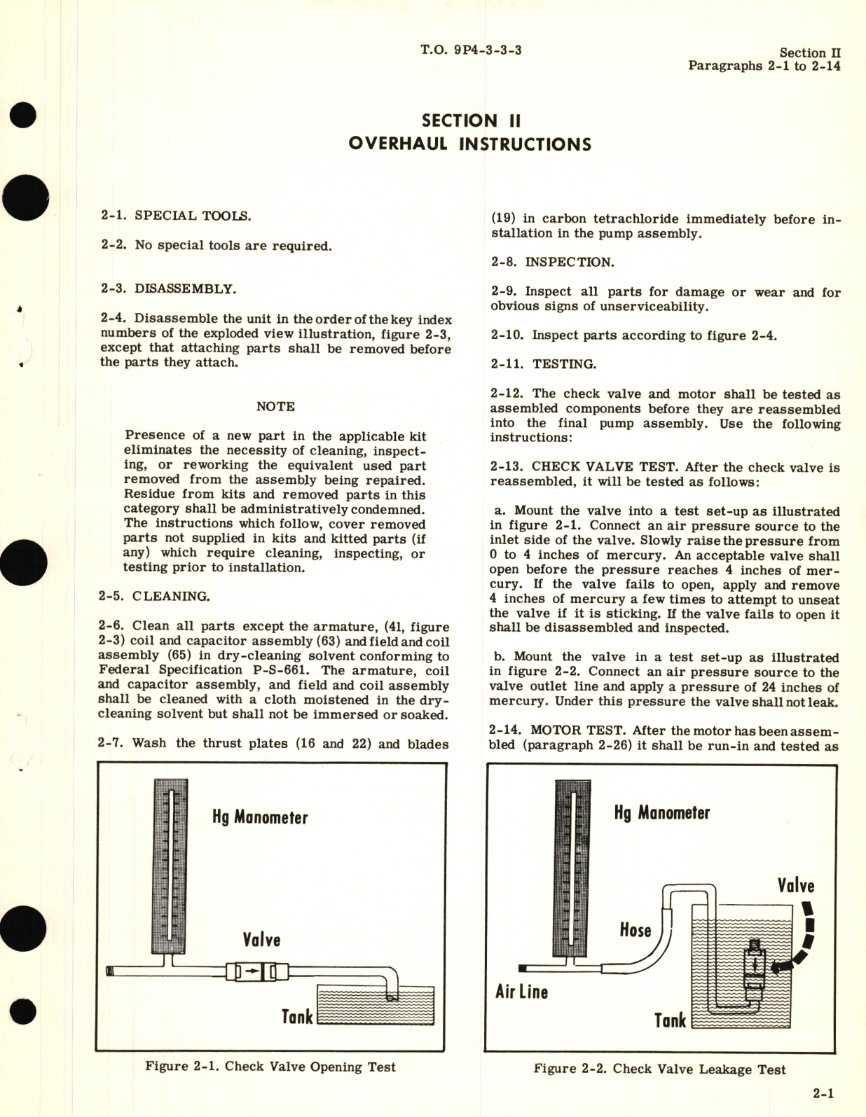 Sample page 7 from AirCorps Library document: Overhaul for Oil-Free Air Pressure Pumps Models RG8160, RG8160-2, RG8160-2A, RG8160-2C, RG9590, RG9680