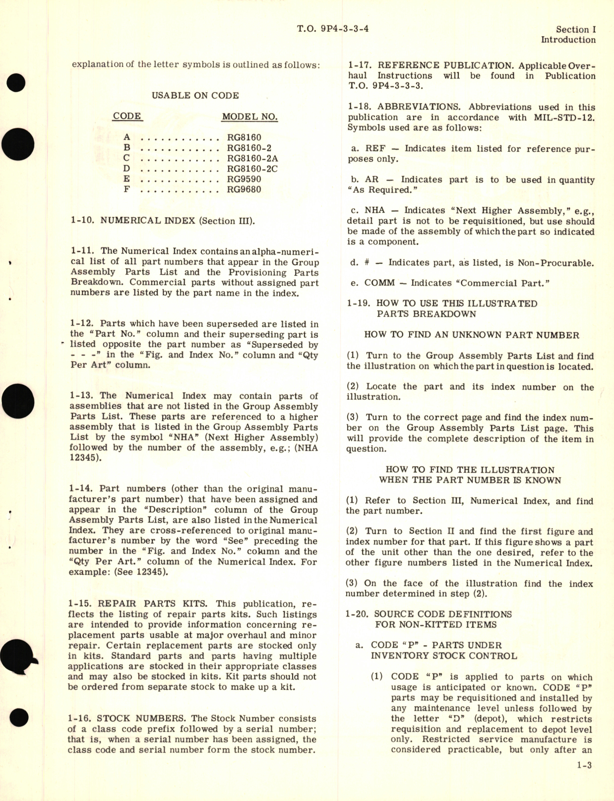 Sample page 5 from AirCorps Library document: Illustrated Parts Breakdown for Oil-Free Air Pressure Pumps Models RG 8160, RG8160-2, RG8160-2A, RG8160-2C, RG9590, RG9680