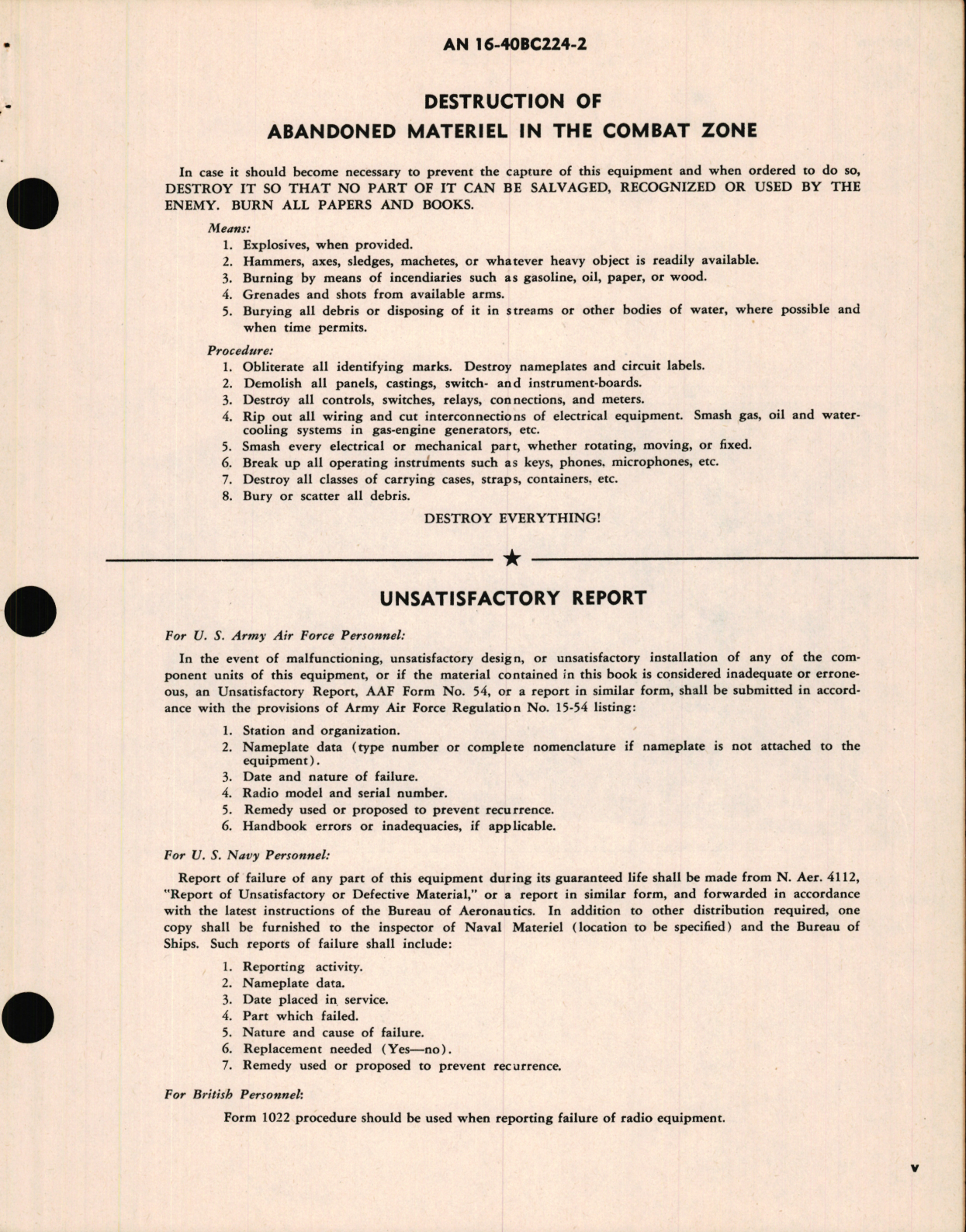 Sample page 7 from AirCorps Library document: Maintenance Instructions for Radio Receivers BC-224-F, BC-224-K, BC-348-H, BC-348-K, BC-348-L, BC-348-R